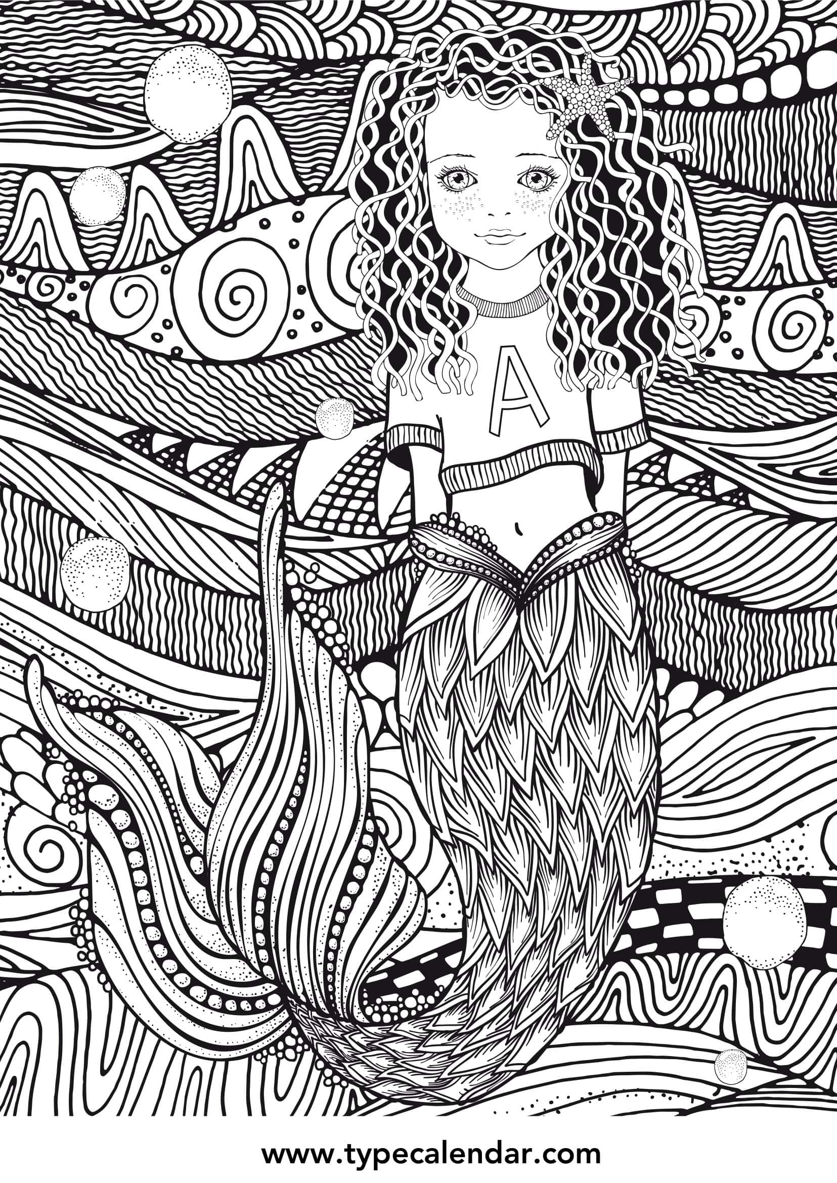 Word Sample Mermaid Coloring Pages Word Sample Mermaid Coloring Pages