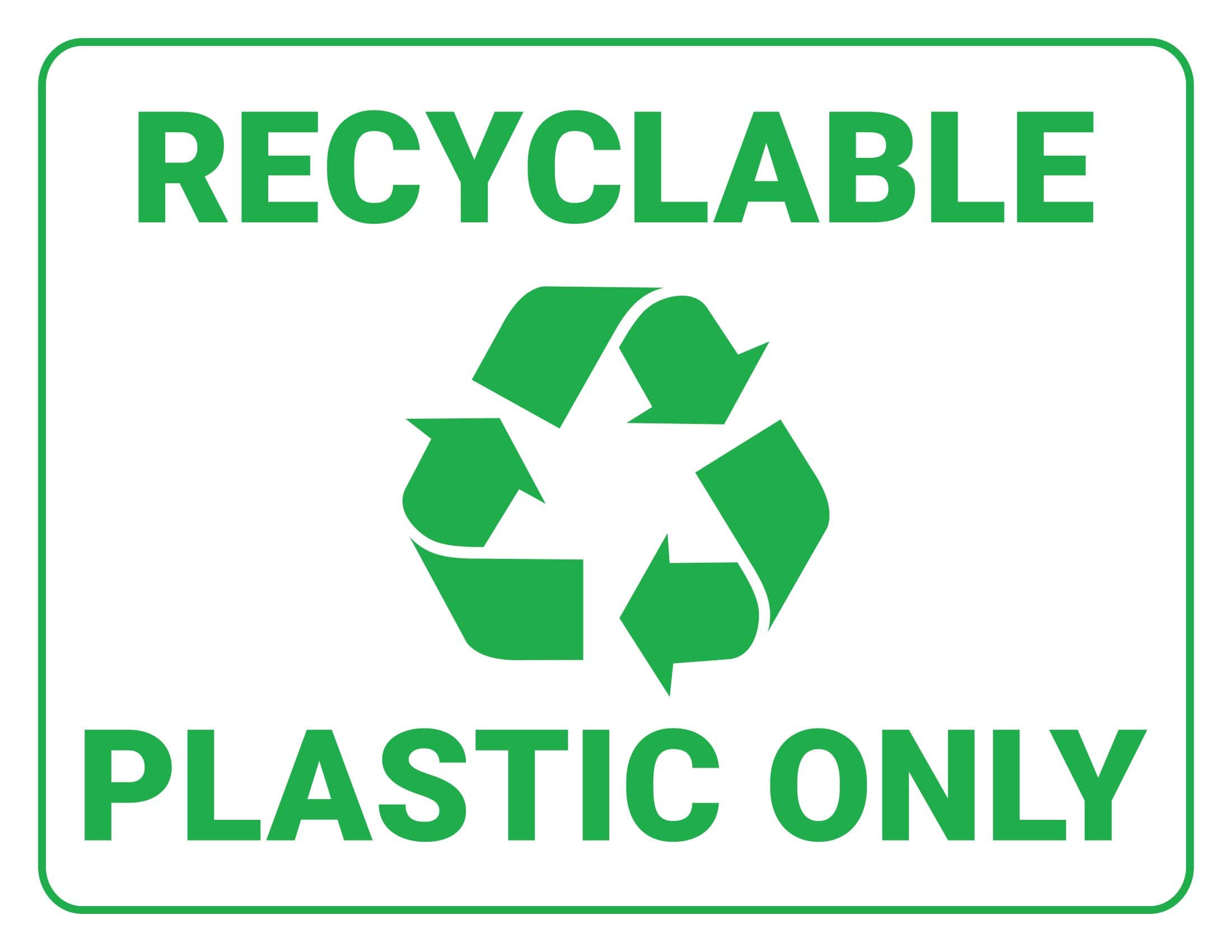 Word Template Recycle Sign Word Template Recycle Sign