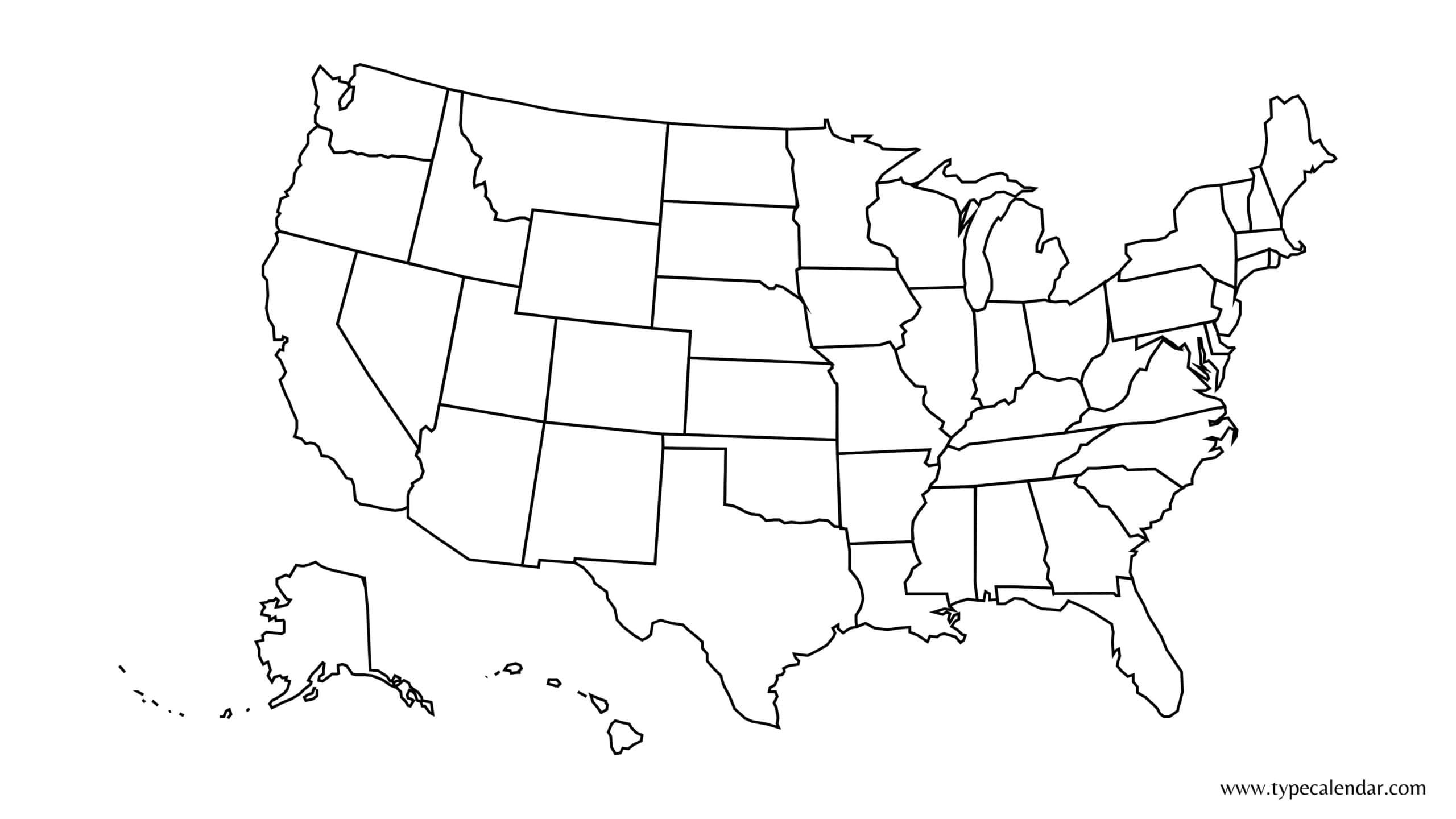 Free Printable Blank US Map Templates Word PDF Download Blank US Map Template Scaled