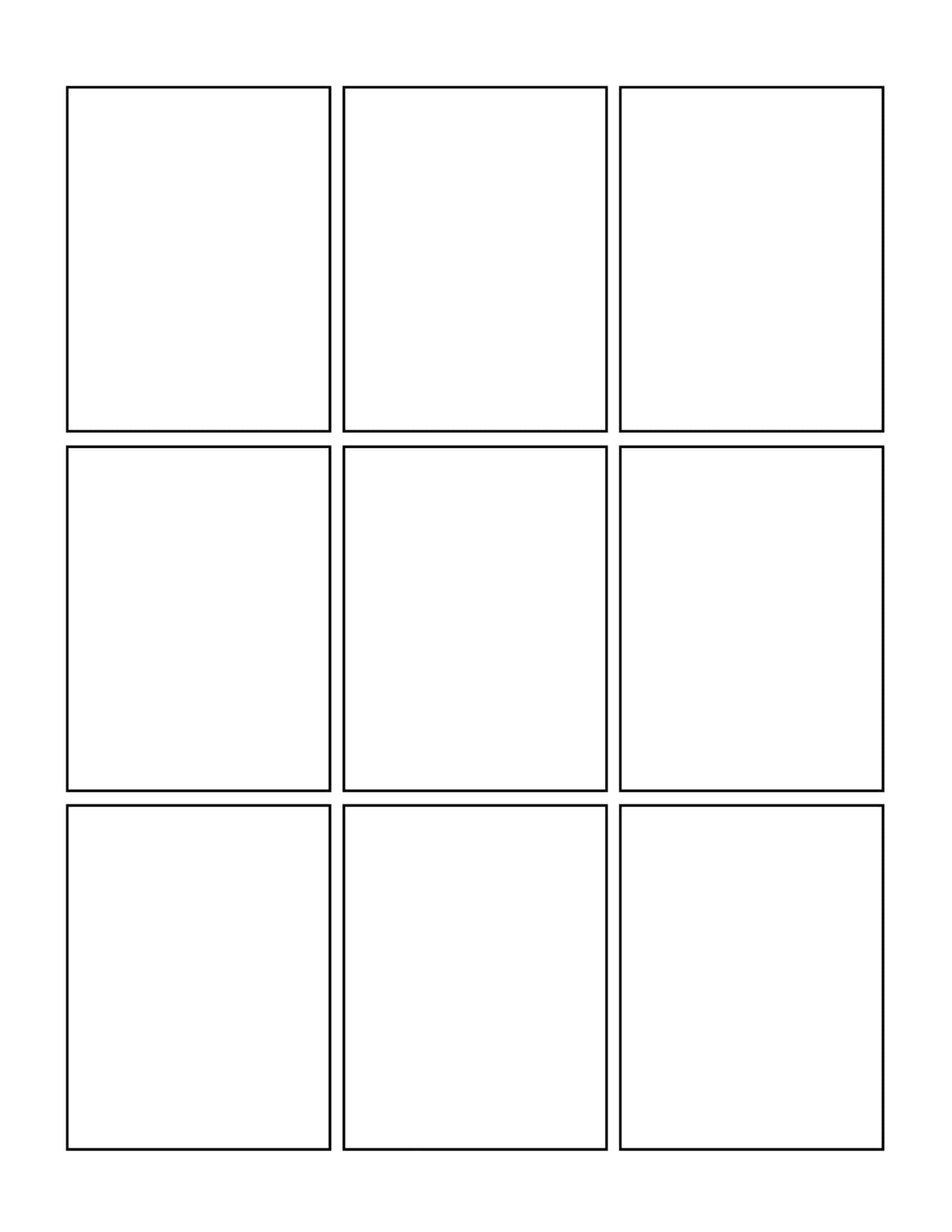 Free Comic Strip Template Free Comic Strip Template