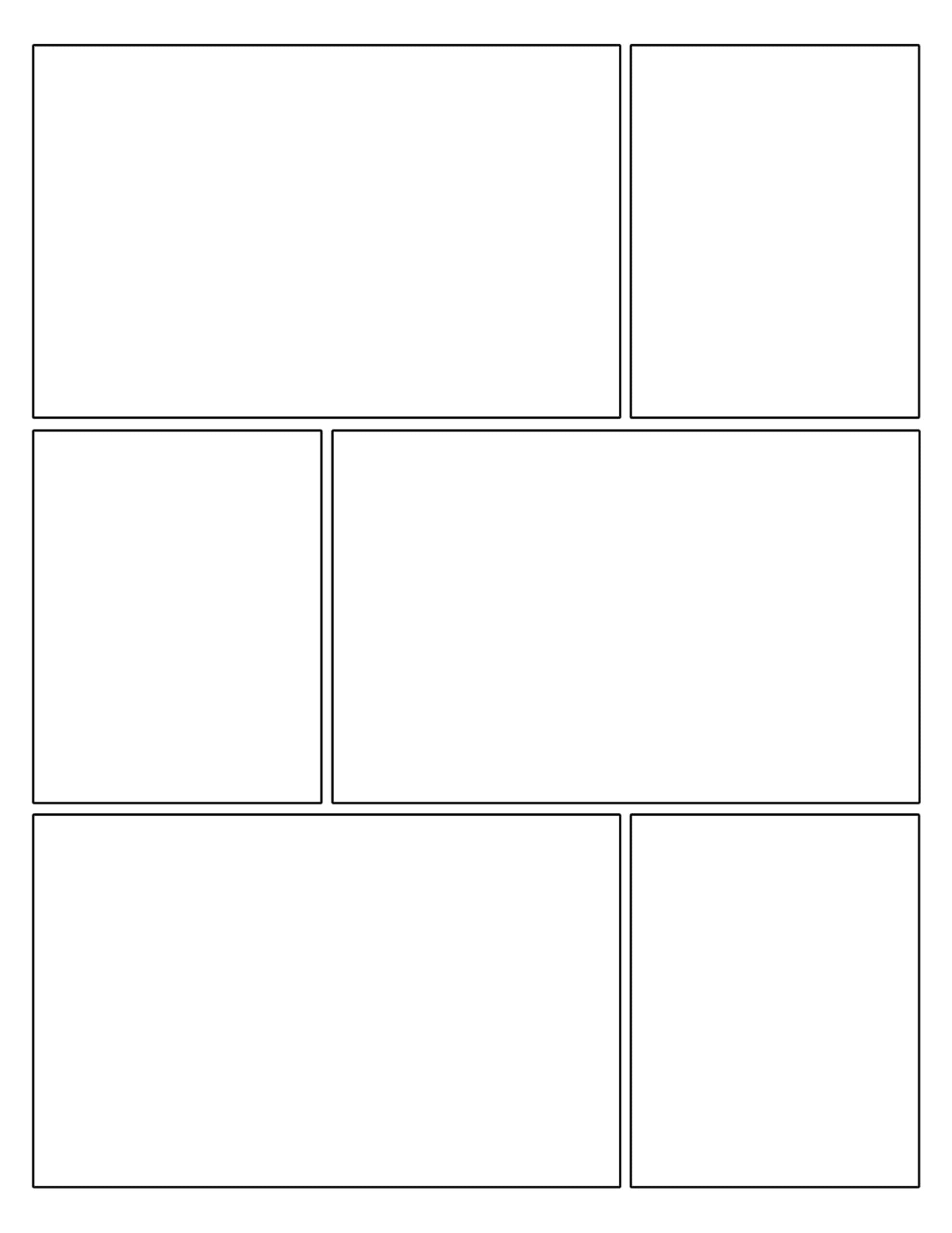 Free Editable Comic Strip Template Free Editable Comic Strip Template