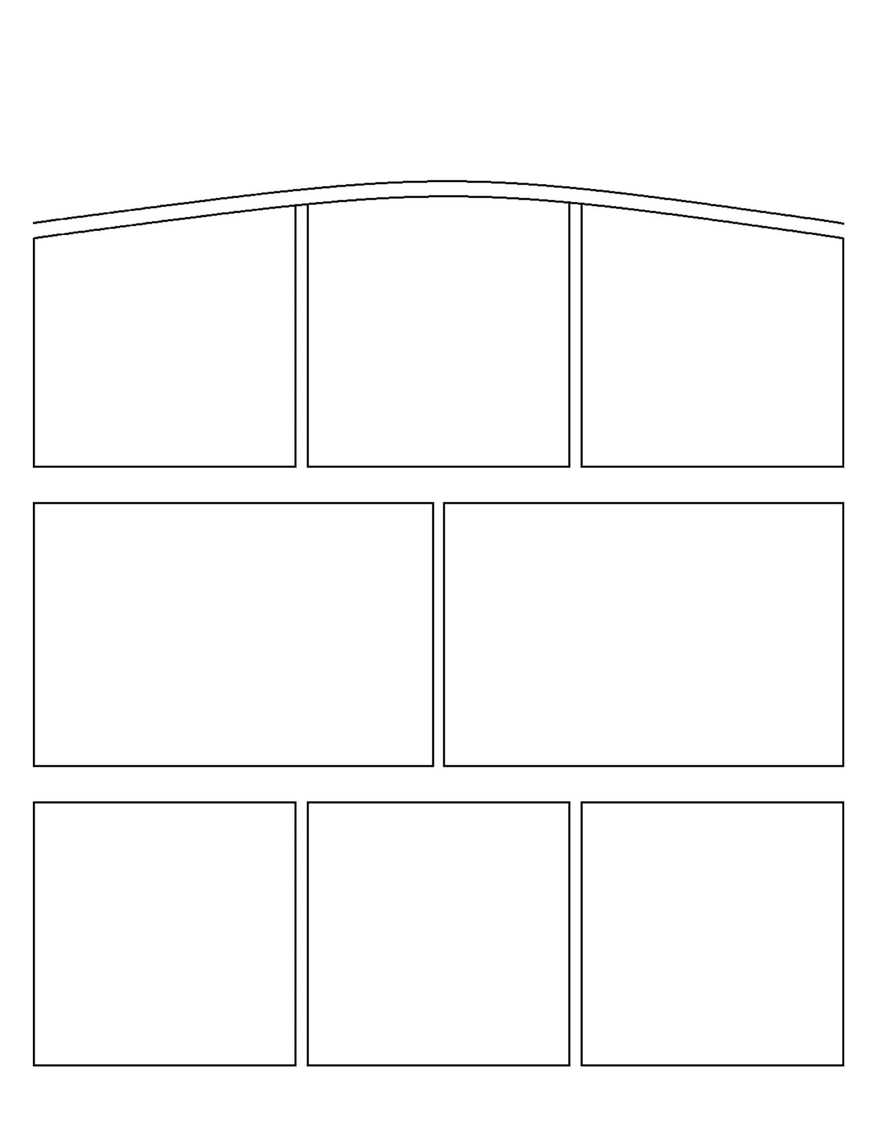 Printable Comic Strip Template Printable Comic Strip Template