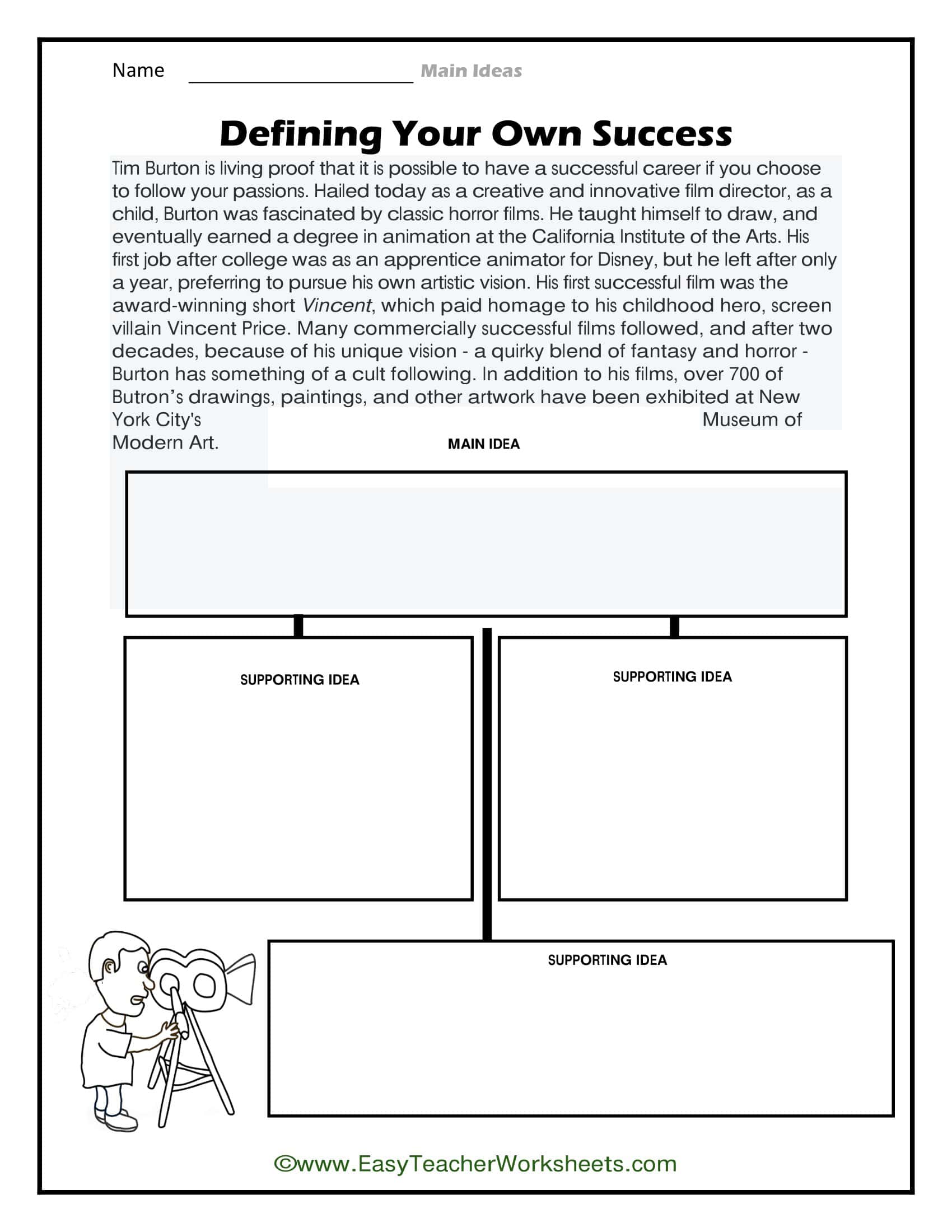 Free Printable Main Idea Worksheets [PDF] With Answers