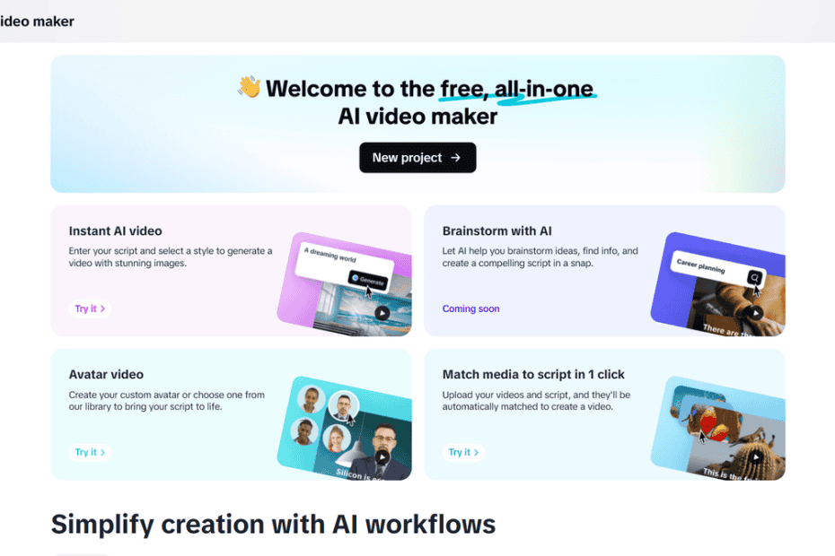 AI video maker