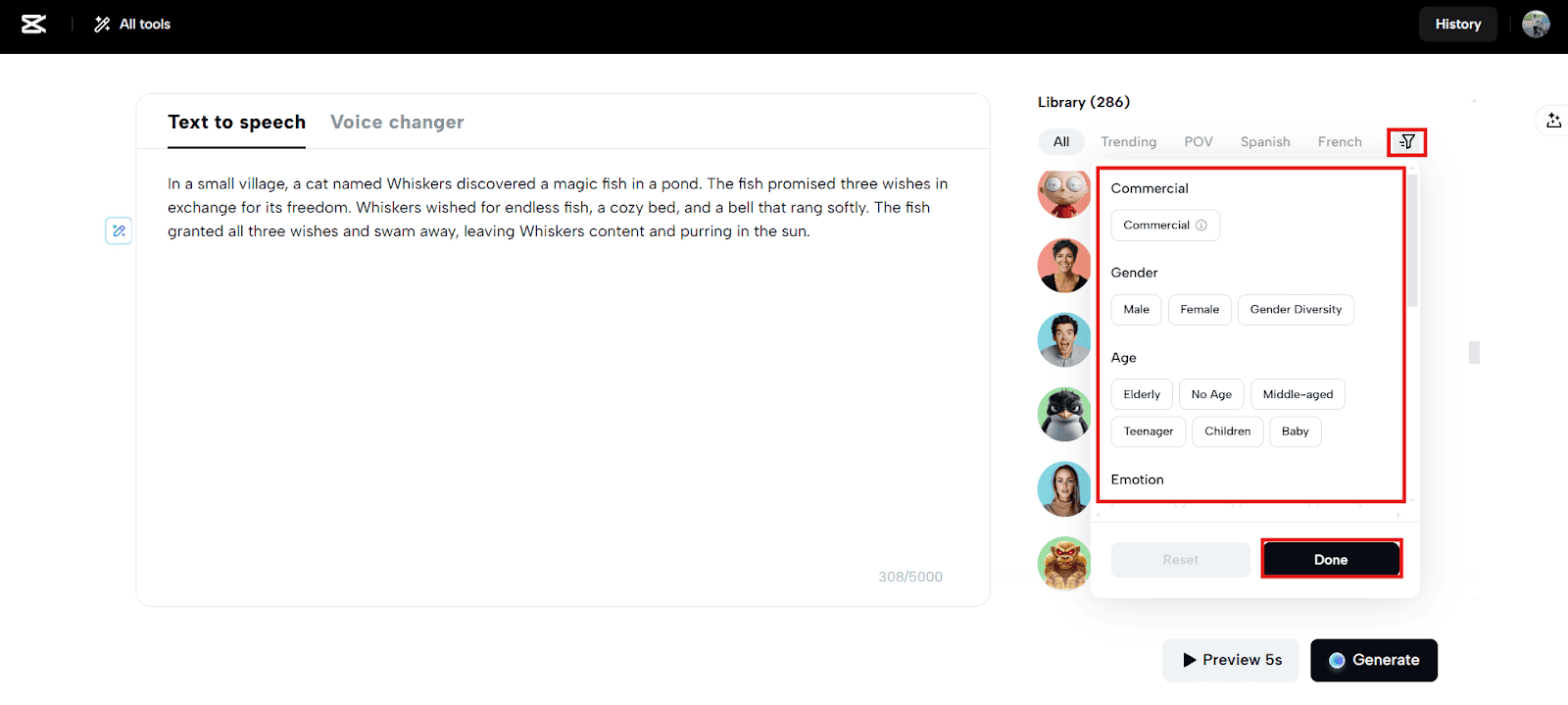 Choose a Suitable Voice for Better Engagement