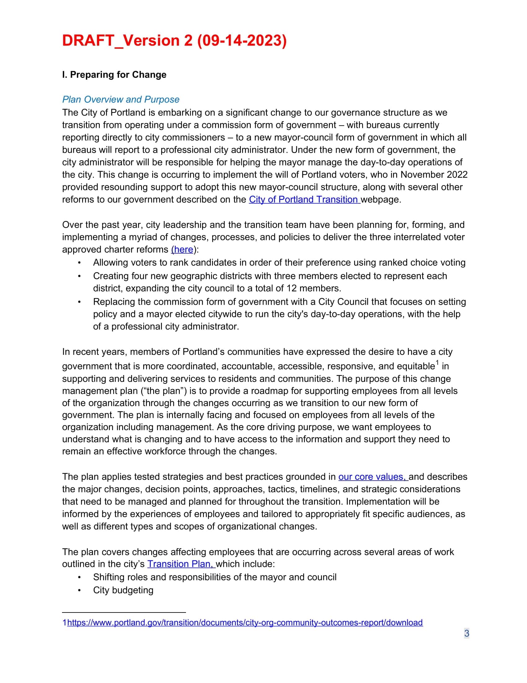 Comprehensive Change Management Plan Template Comprehensive Change Management Plan Template