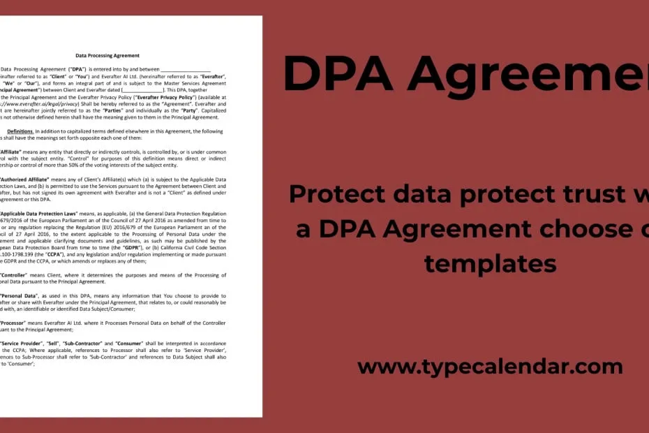 DPA Agreement