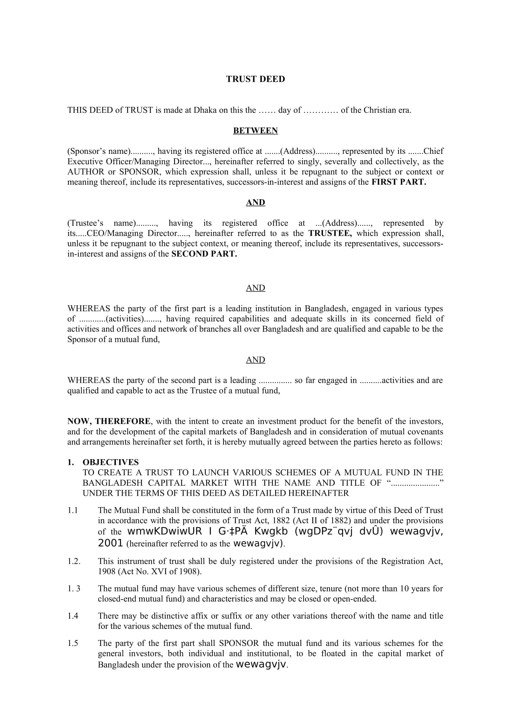 Deed Of Trust Doc Deed Of Trust Doc