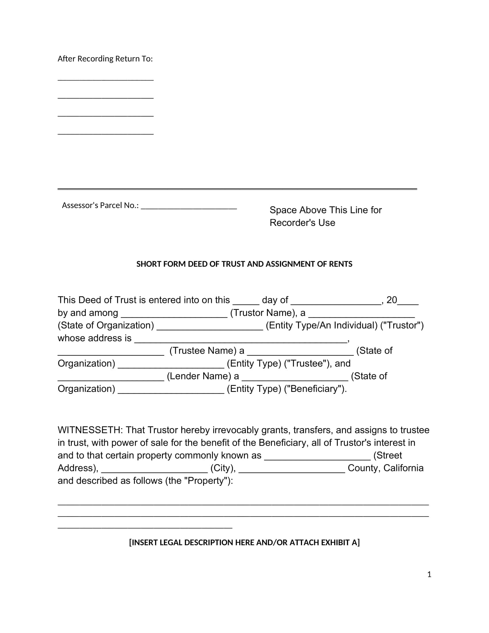 Deed Of Trust Pdf Deed Of Trust Pdf