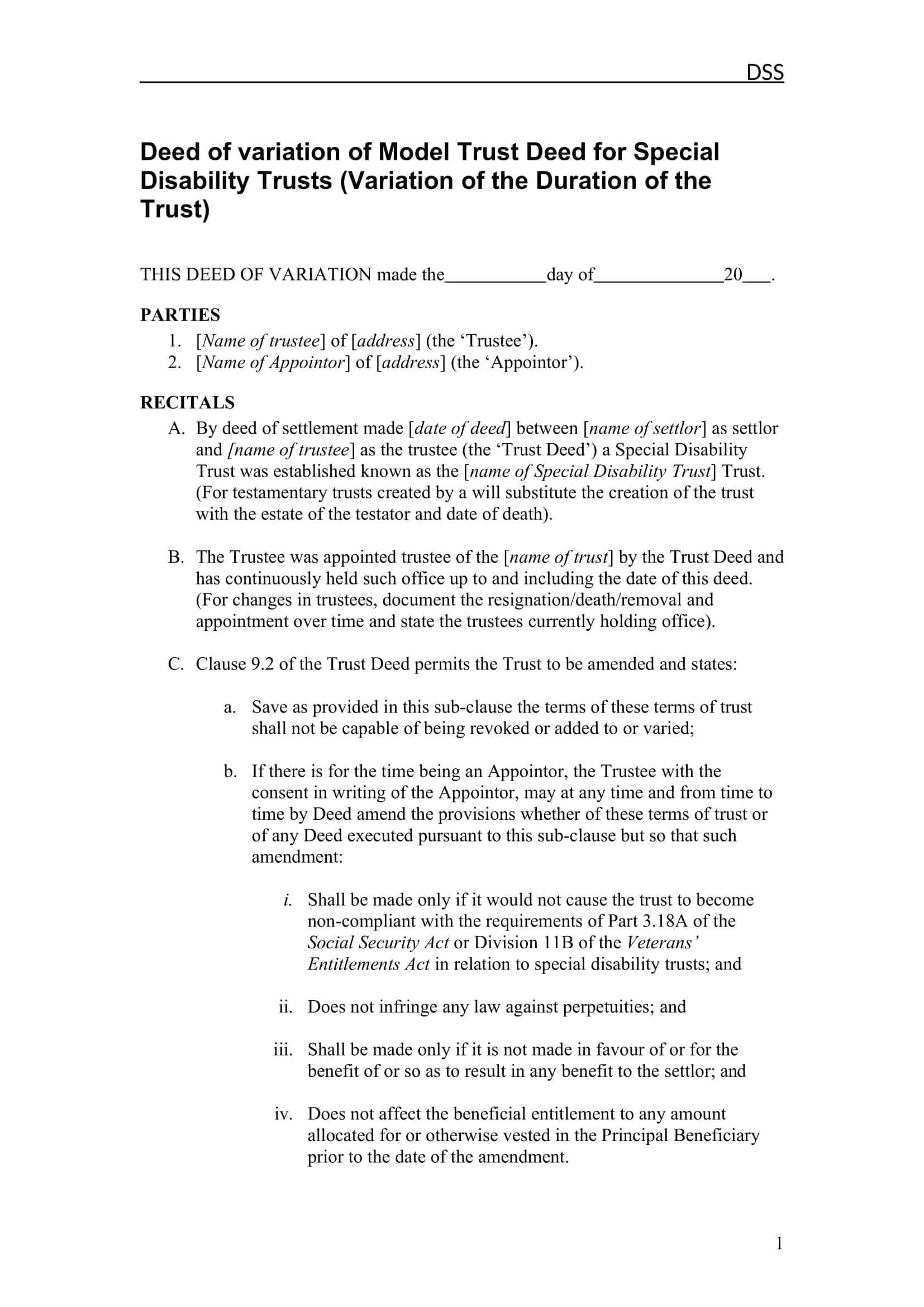 Editable Deed Of Trust Template Editable Deed Of Trust Template