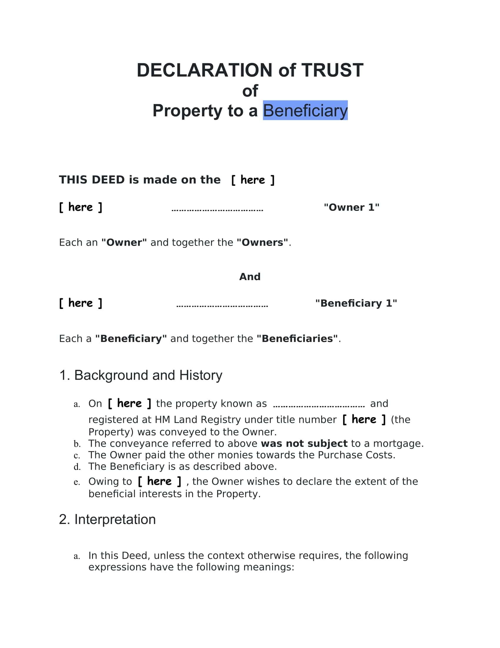 Fillable Deed Of Trust Form Fillable Deed Of Trust Form
