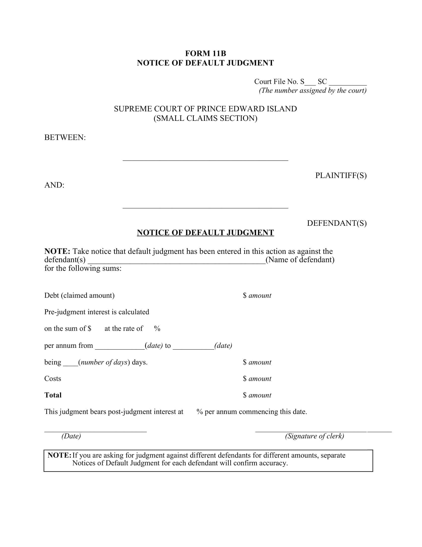 Free Notice Of Default Word Free Notice Of Default Word