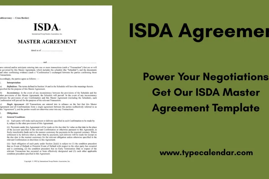 ISDA Master Agreement