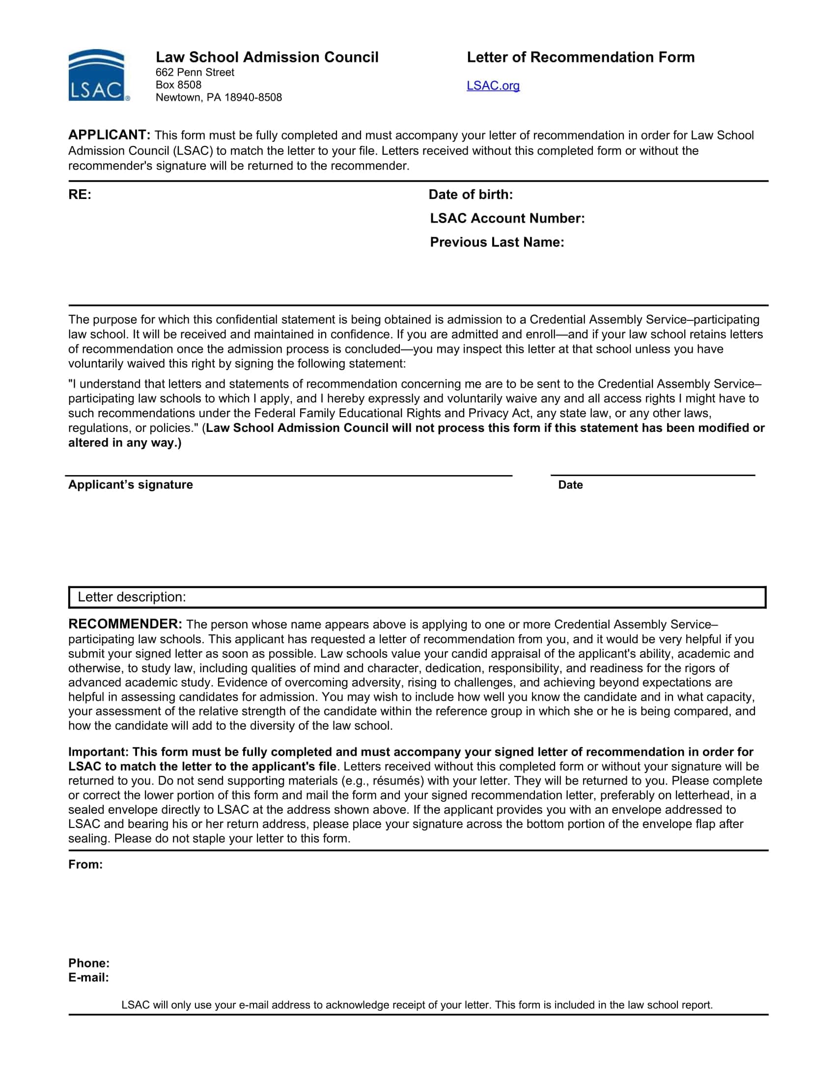 Law School Letter Of Recommendation Pdf Law School Letter Of Recommendation Pdf