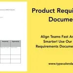 Free Printable Product Requirements Document Templates 2 Product Requirements Document
