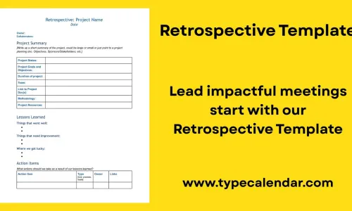 Free Printable Agile Retrospective Templates