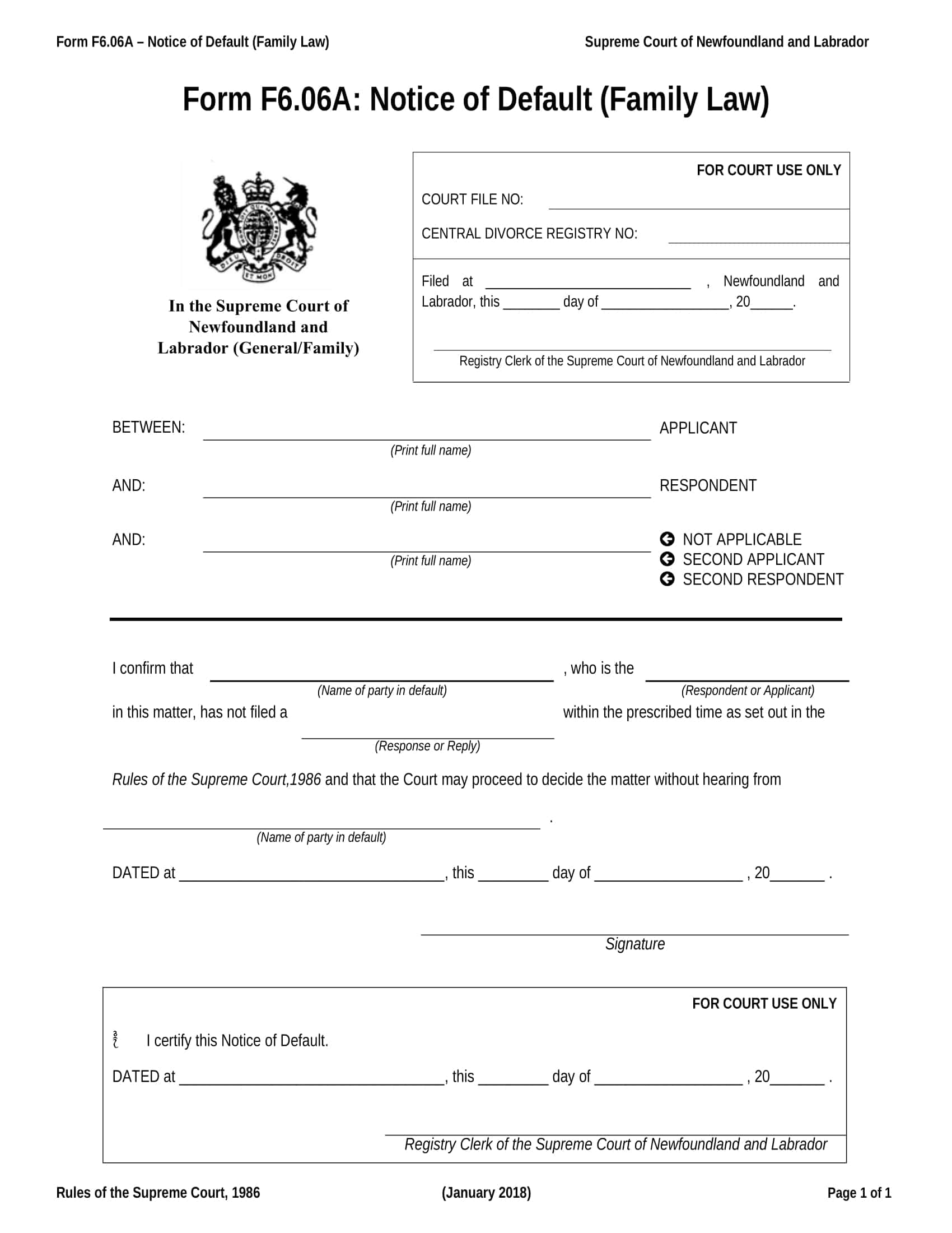 Sample Notice Of Default Sample Notice Of Default