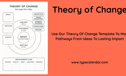 Free Printable Theory of Change Templates