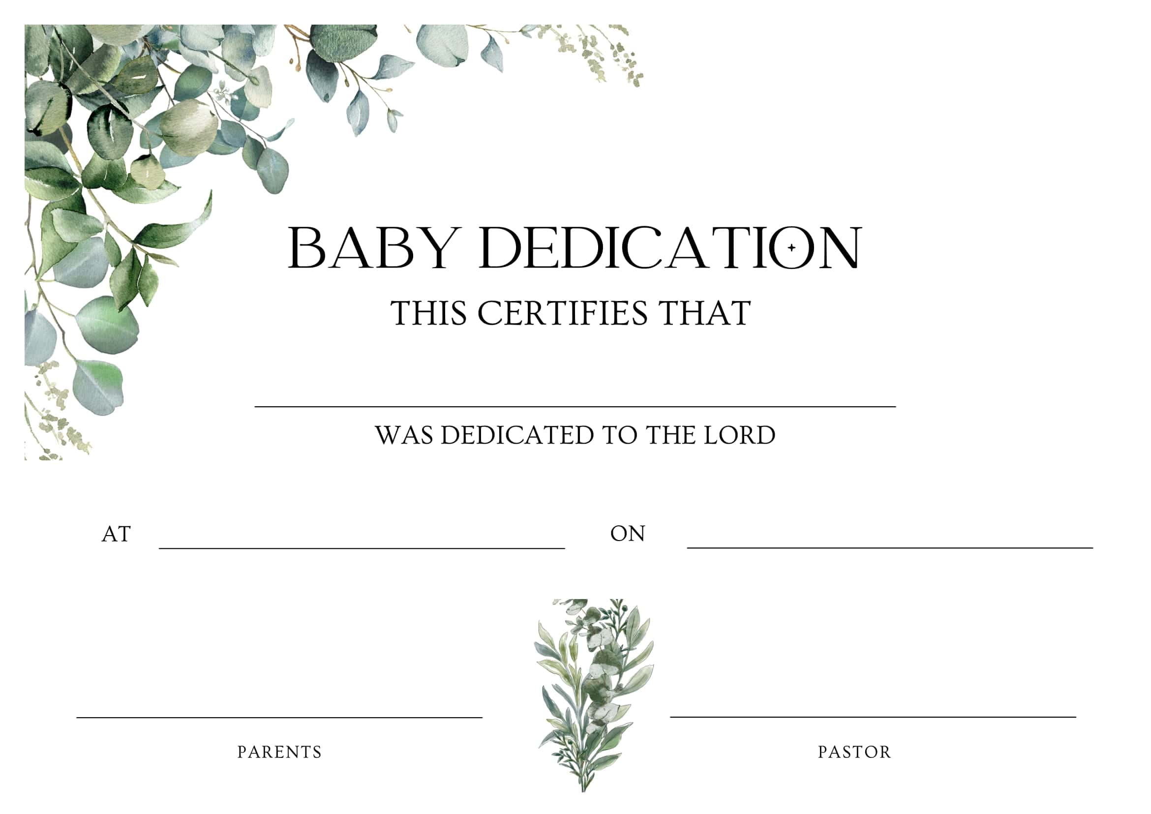 Baby Dedication Certificate Template Doc Baby Dedication Certificate Template Doc