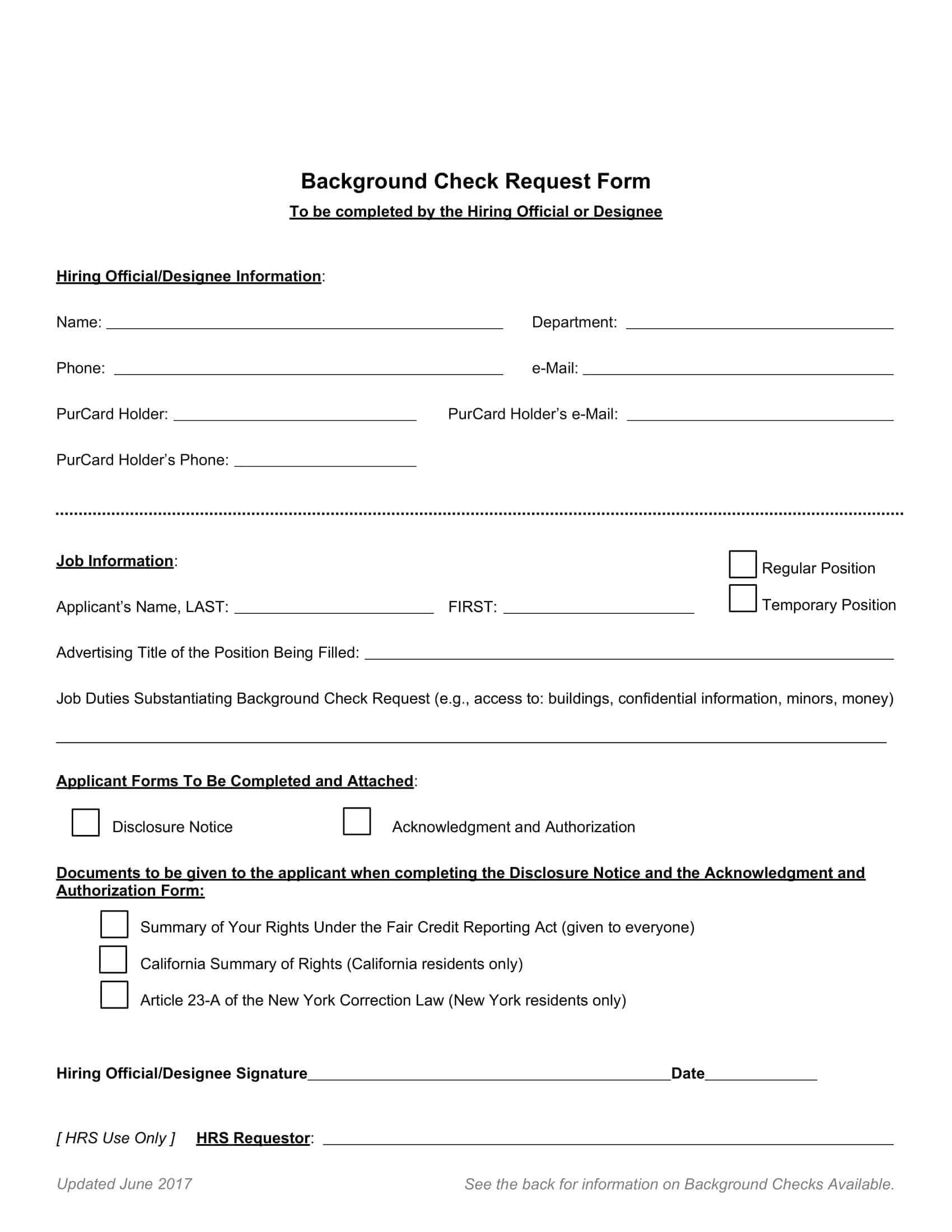 Background Check Authorization Form Fillable Editable Background Check Authorization Form Fillable Editable