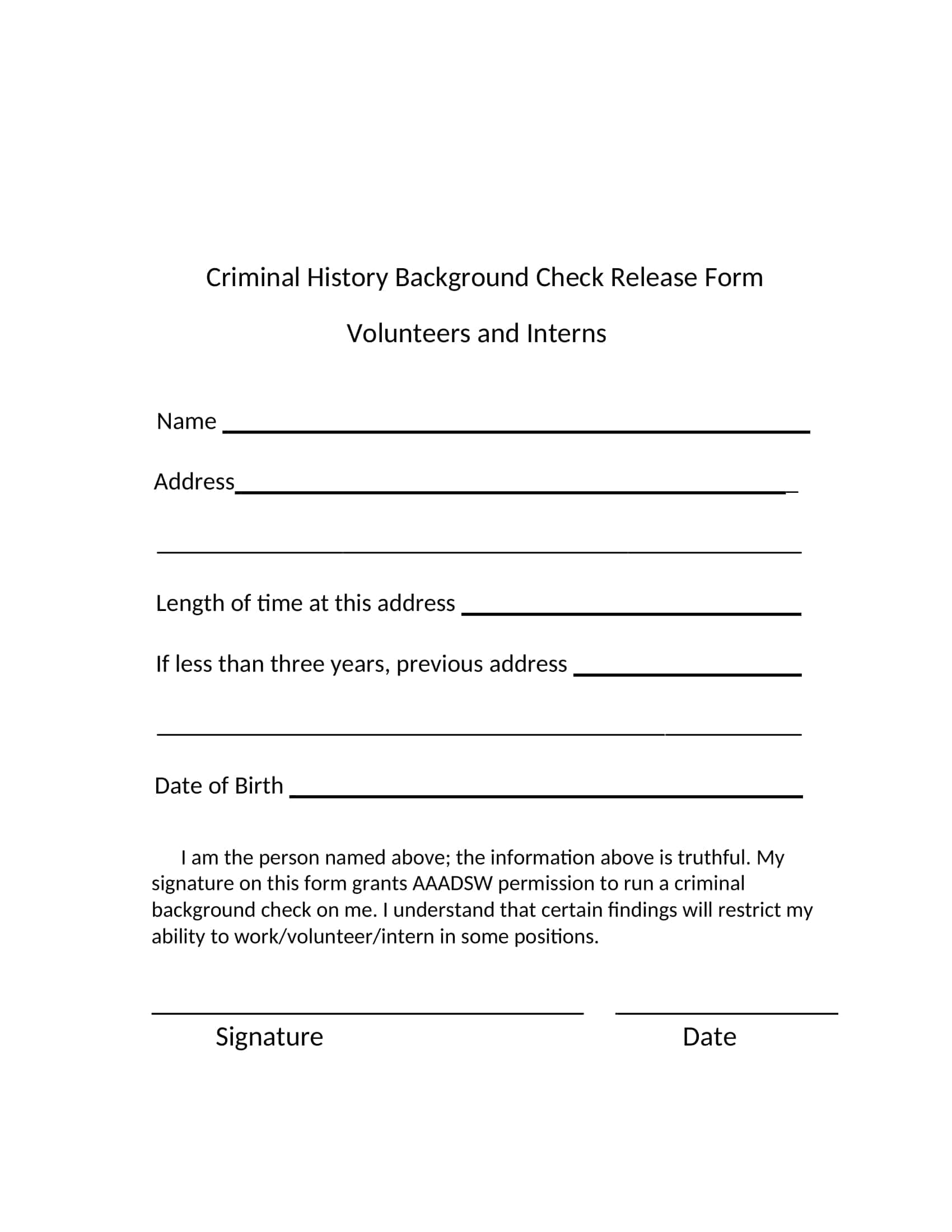 Background Check Authorization Form Fillable Word Background Check Authorization Form Fillable Word