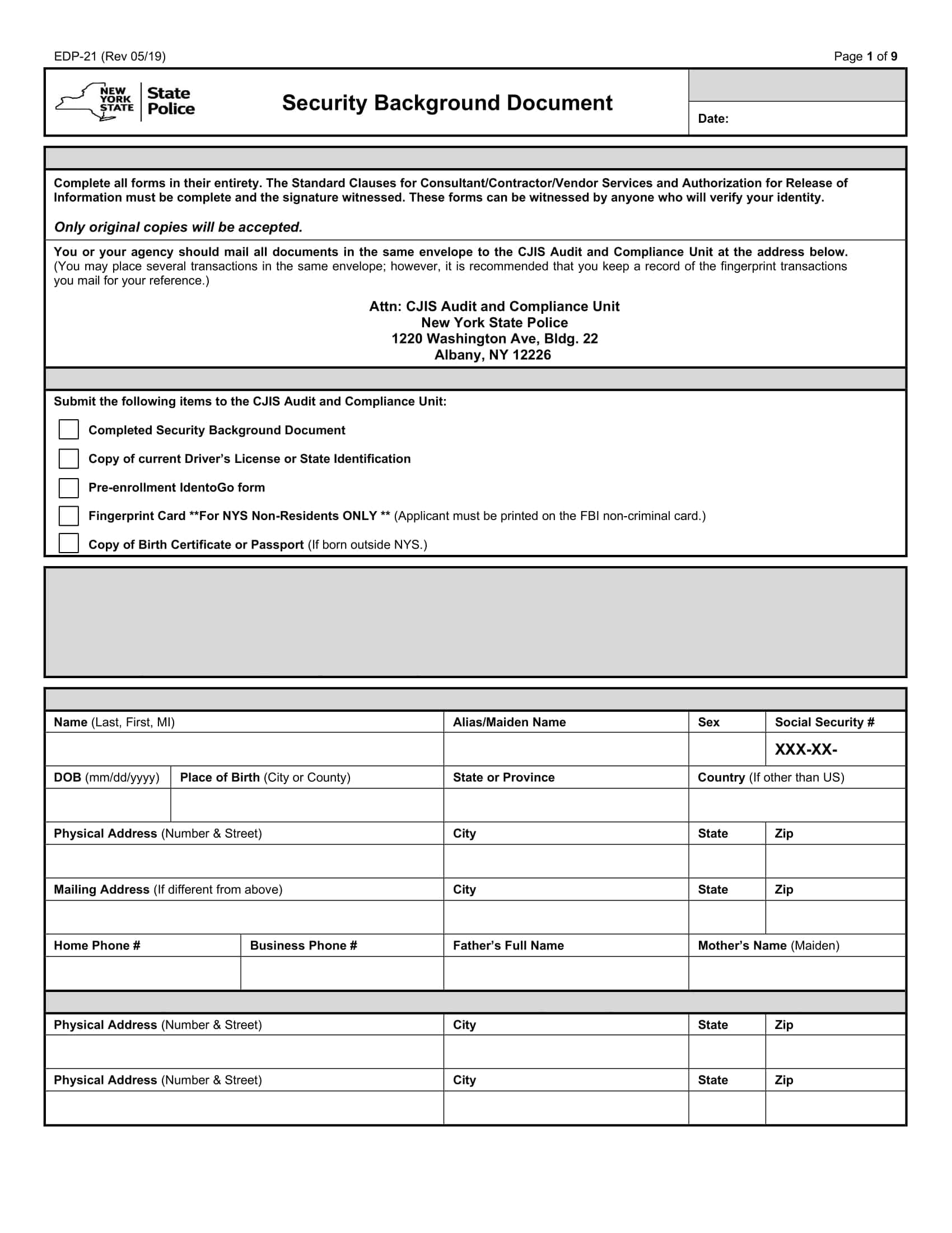 Background Check Authorization Form Free Editable Background Check Authorization Form Free Editable