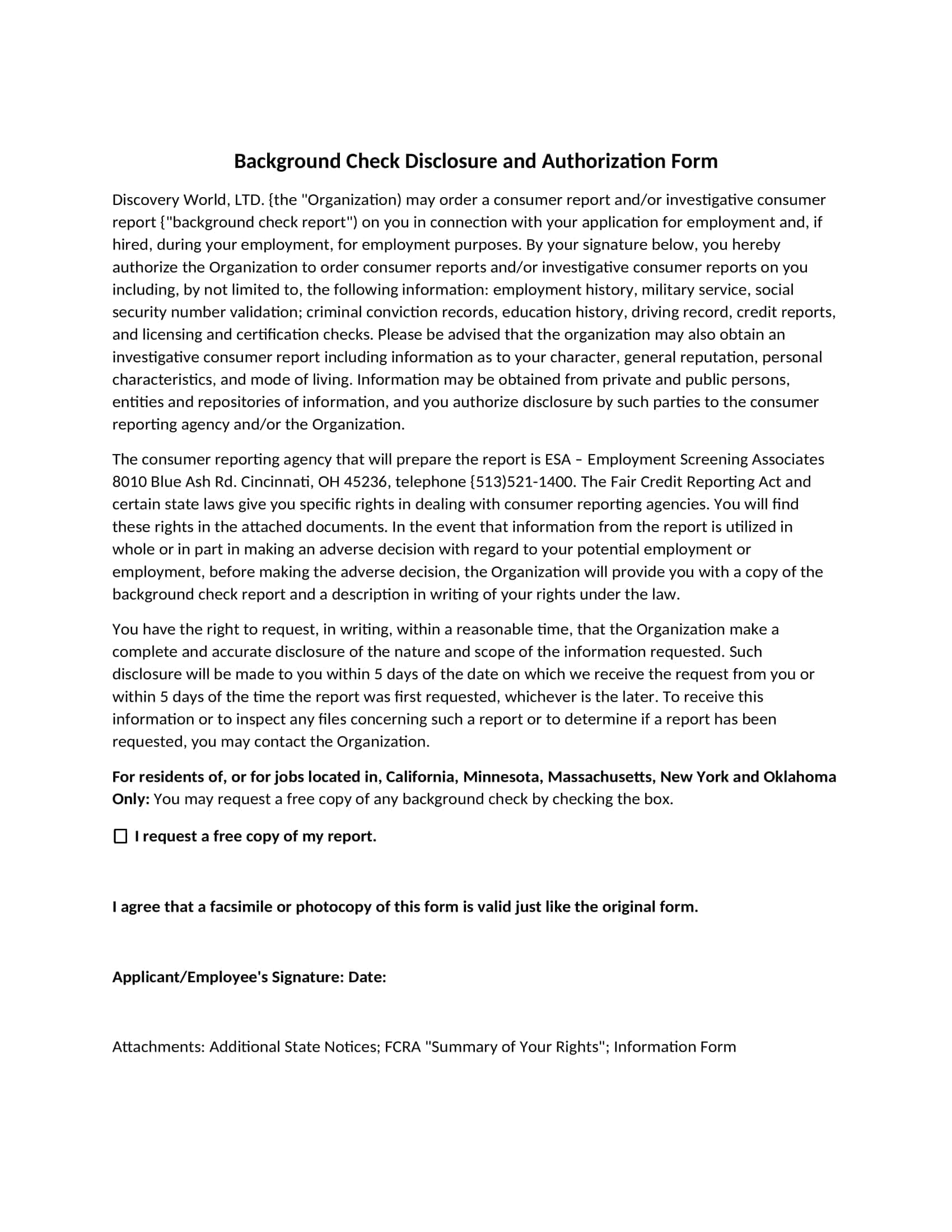 Background Check Authorization Form Pdf Background Check Authorization Form Pdf