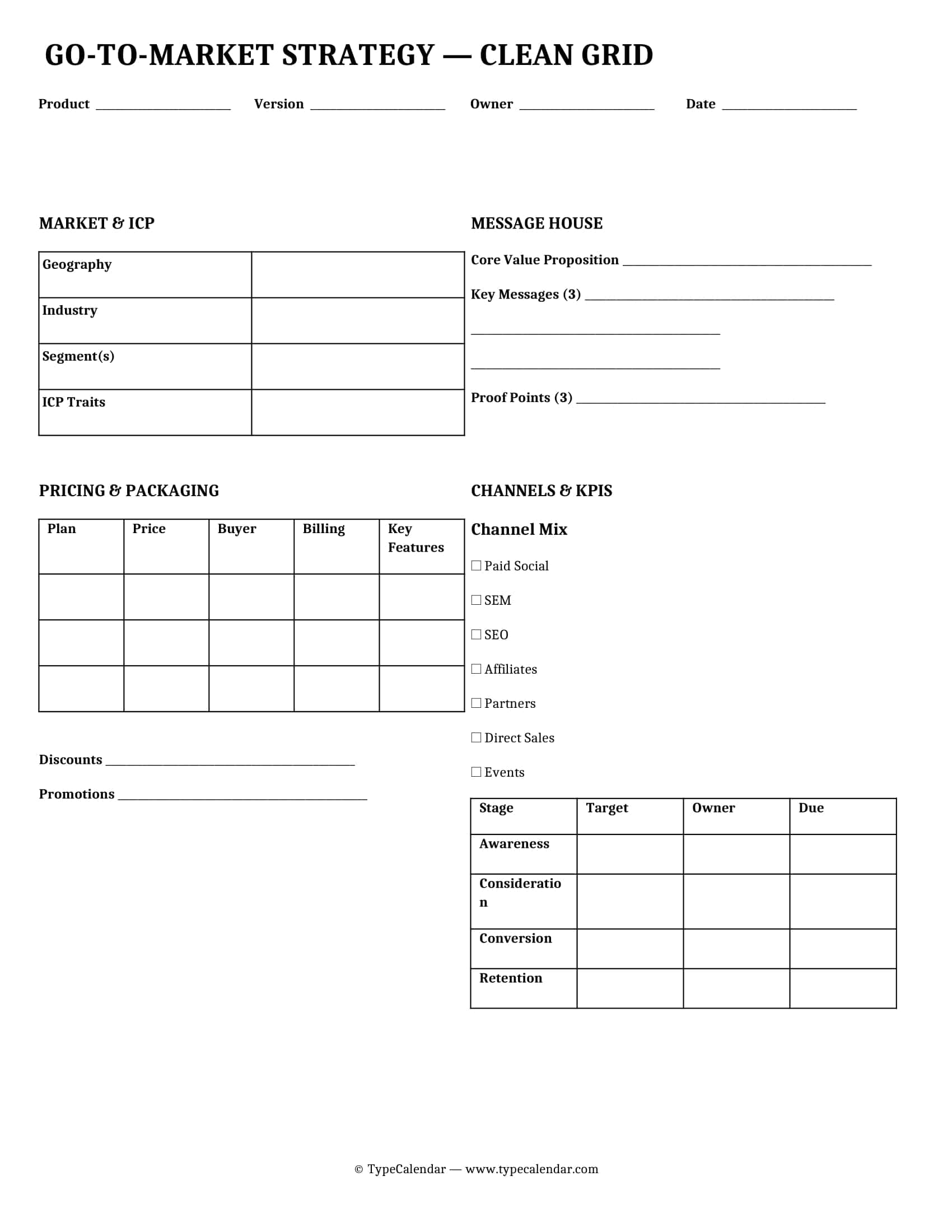 Best Pdf Go To Market Strategy Template Best Pdf Go To Market Strategy Template