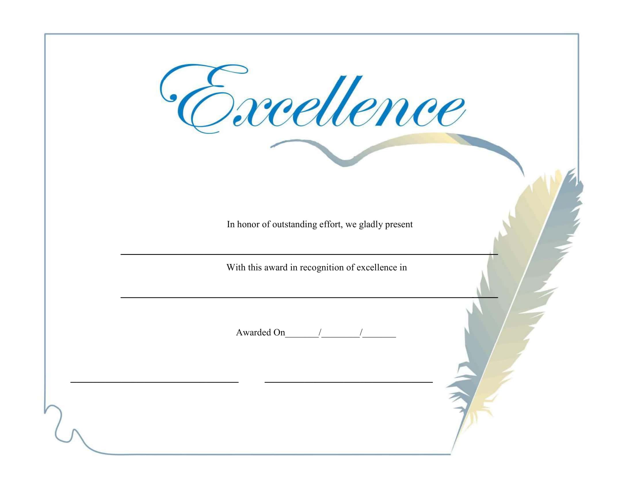 Certificate Of Excellence Editable Pdf Certificate Of Excellence Editable Pdf