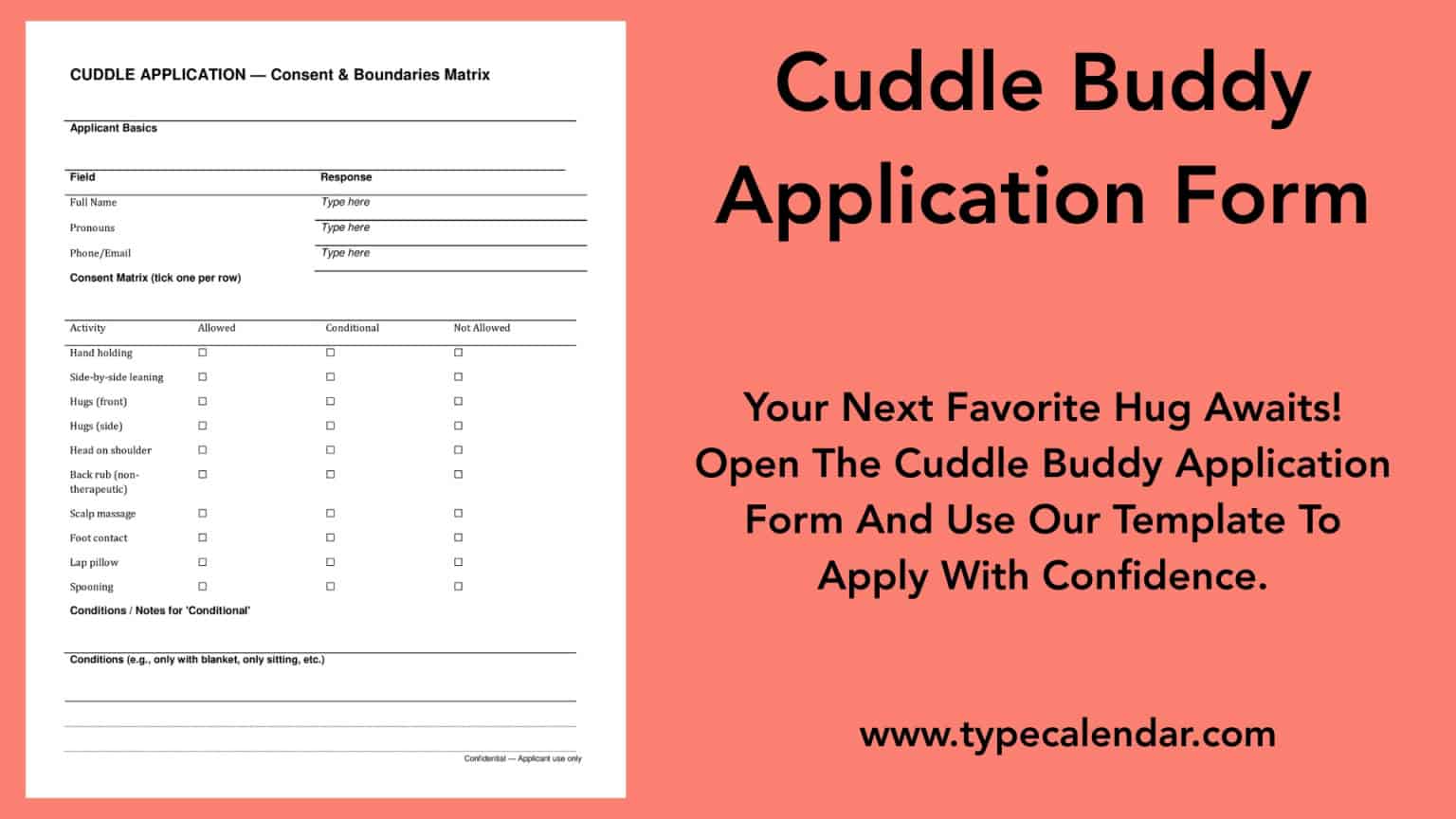 27+ Free Printable Cuddle Application Form [PDF]