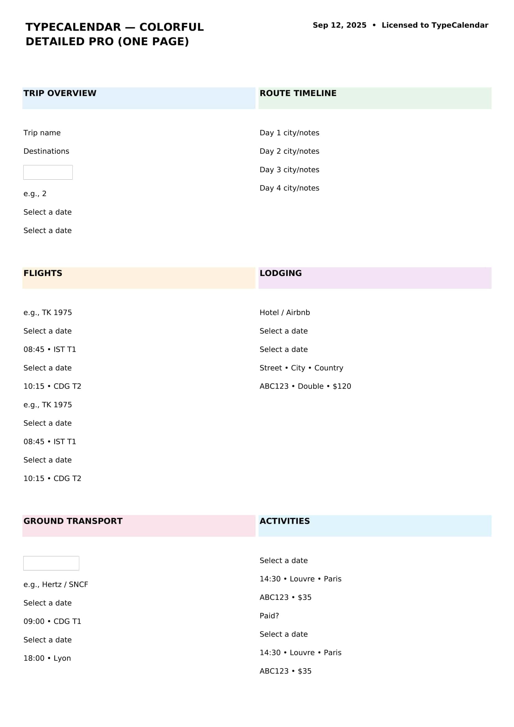 Download Word Travel Planner Download Word Travel Planner