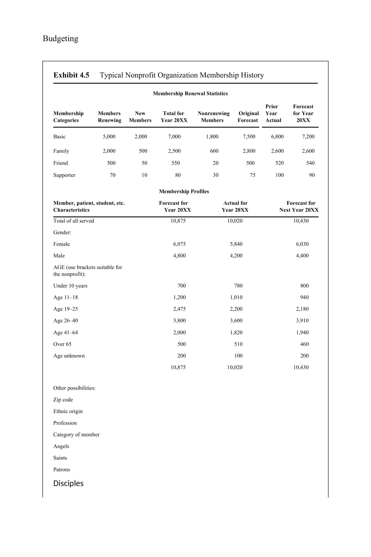 Editable Excel Nonprofit Budget Editable Excel Nonprofit Budget