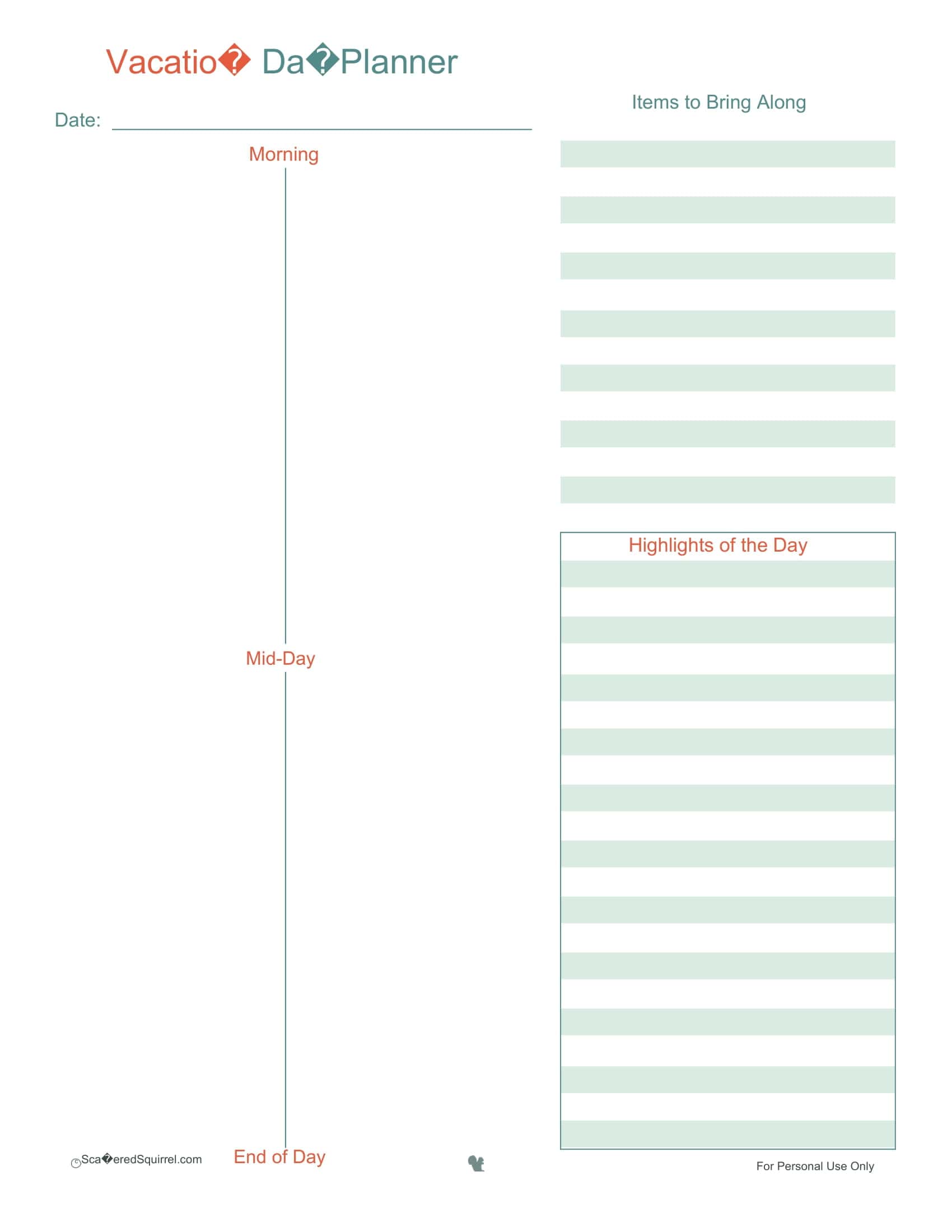 Editable Excel Travel Planner Editable Excel Travel Planner