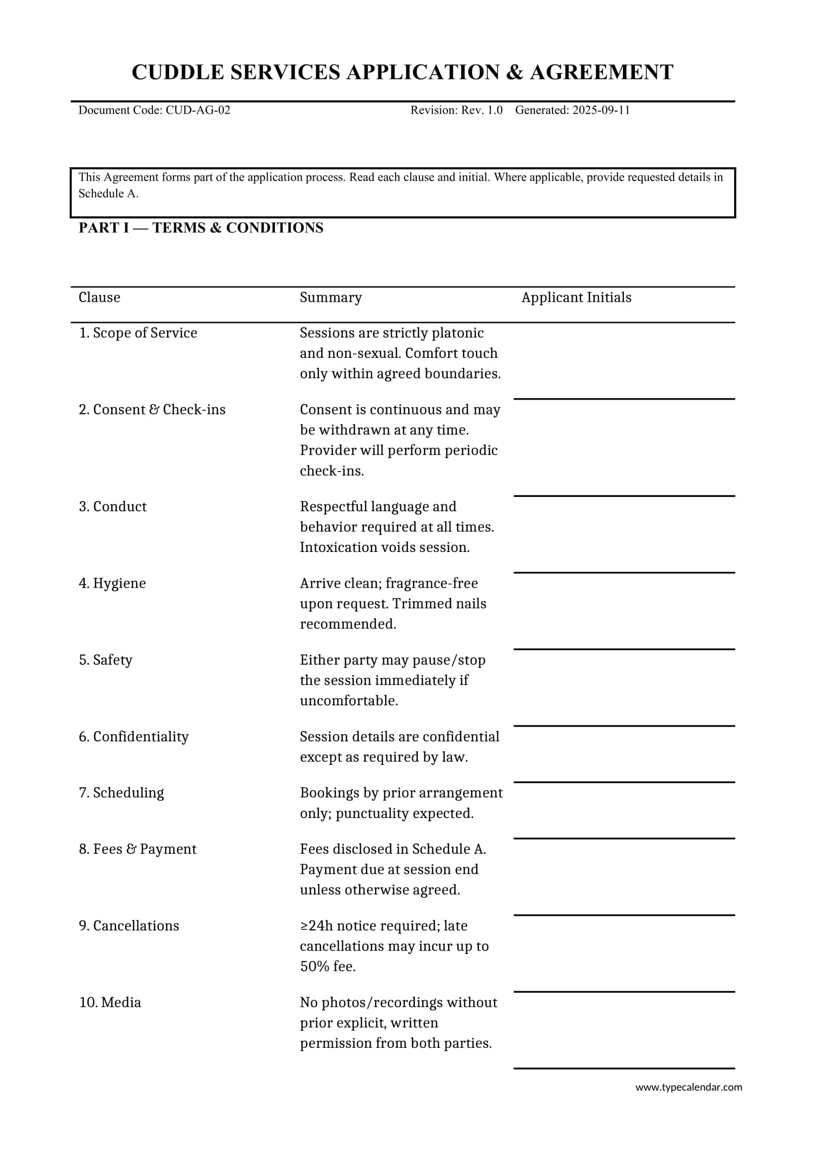 Free Cuddle Buddy Application Form Free Cuddle Buddy Application Form