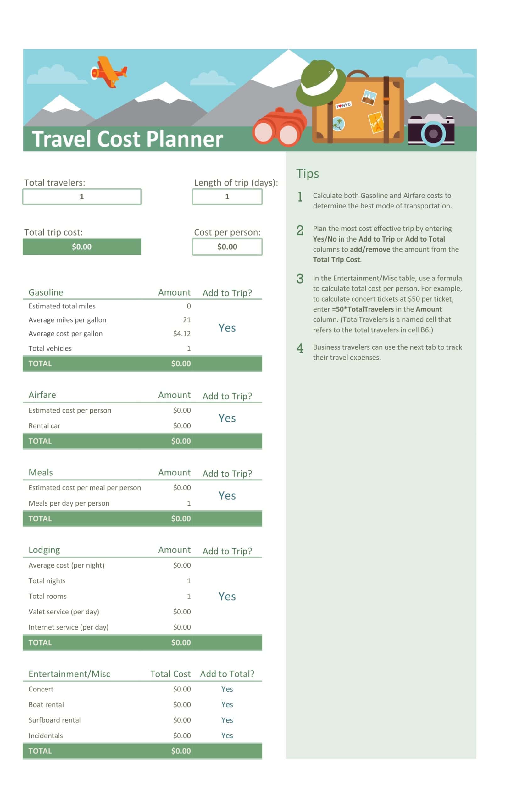 Free Travel Planner Free Travel Planner