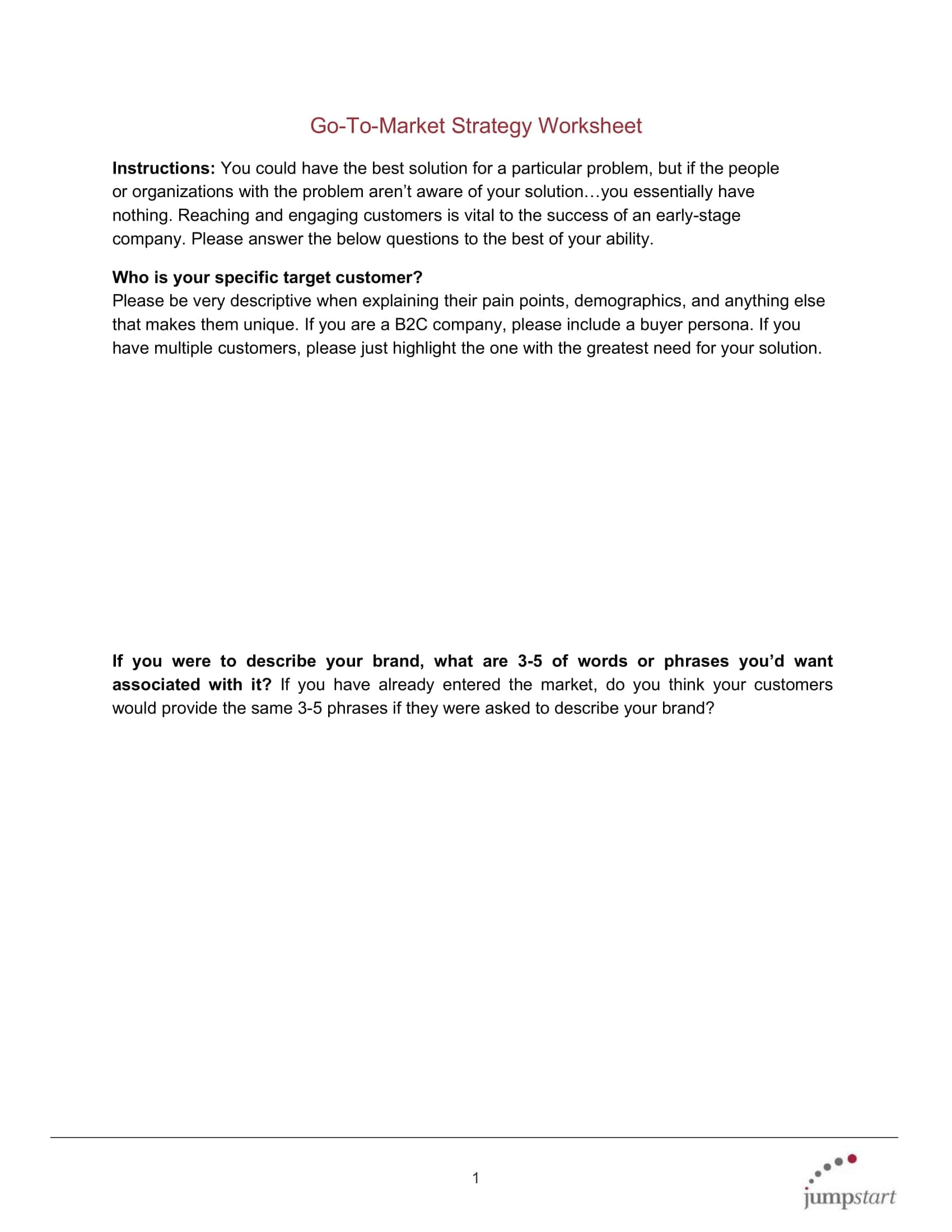 Go To Market Strategy Template Best Go To Market Strategy Template Best