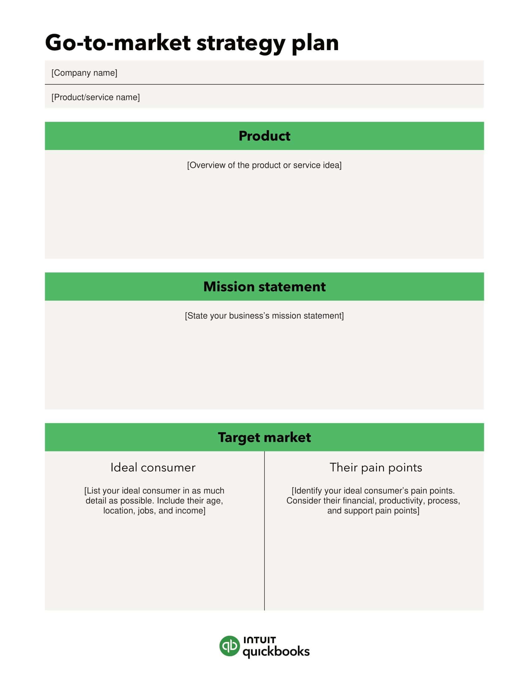 Go To Market Strategy Template Download Go To Market Strategy Template Download