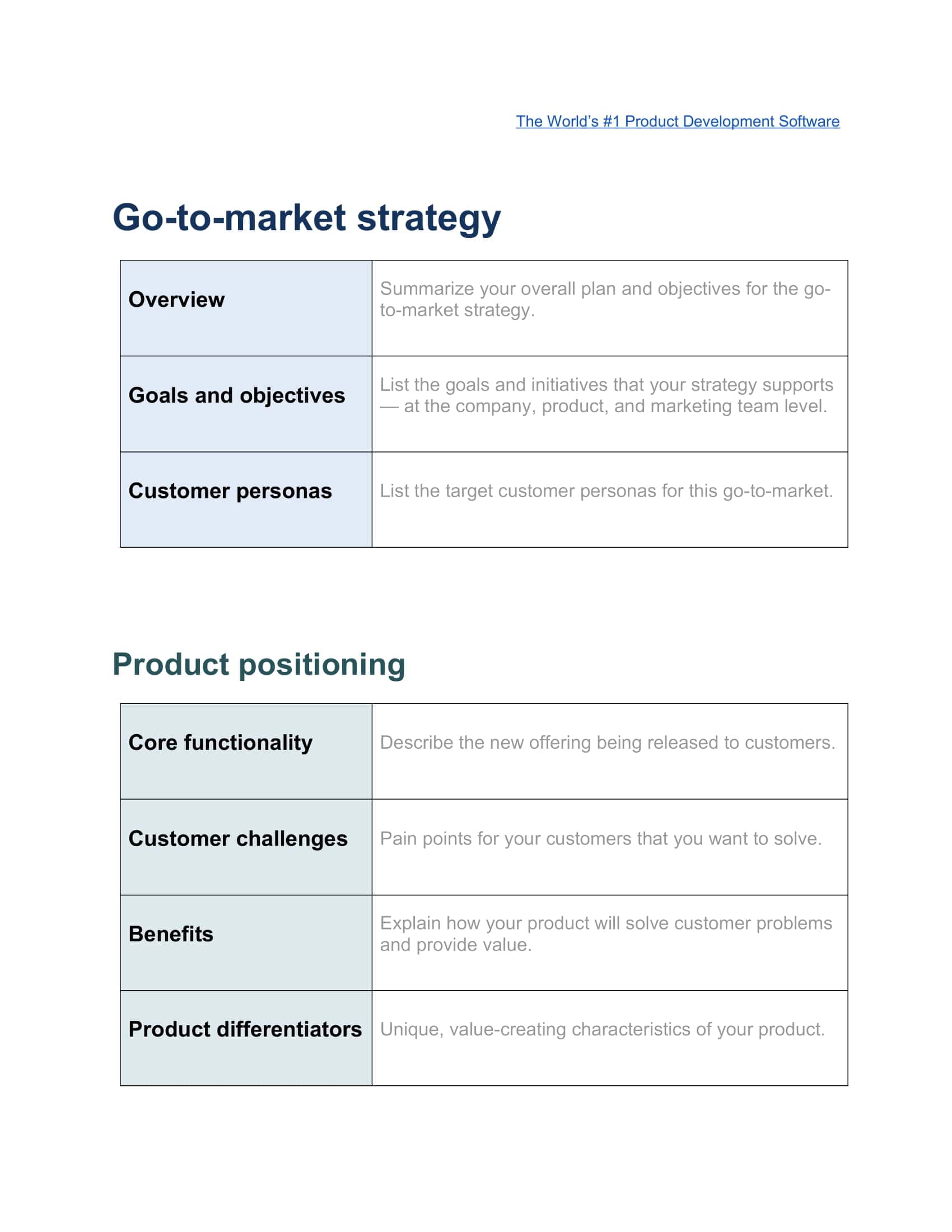 Go To Market Strategy Template Pdf Go To Market Strategy Template Pdf
