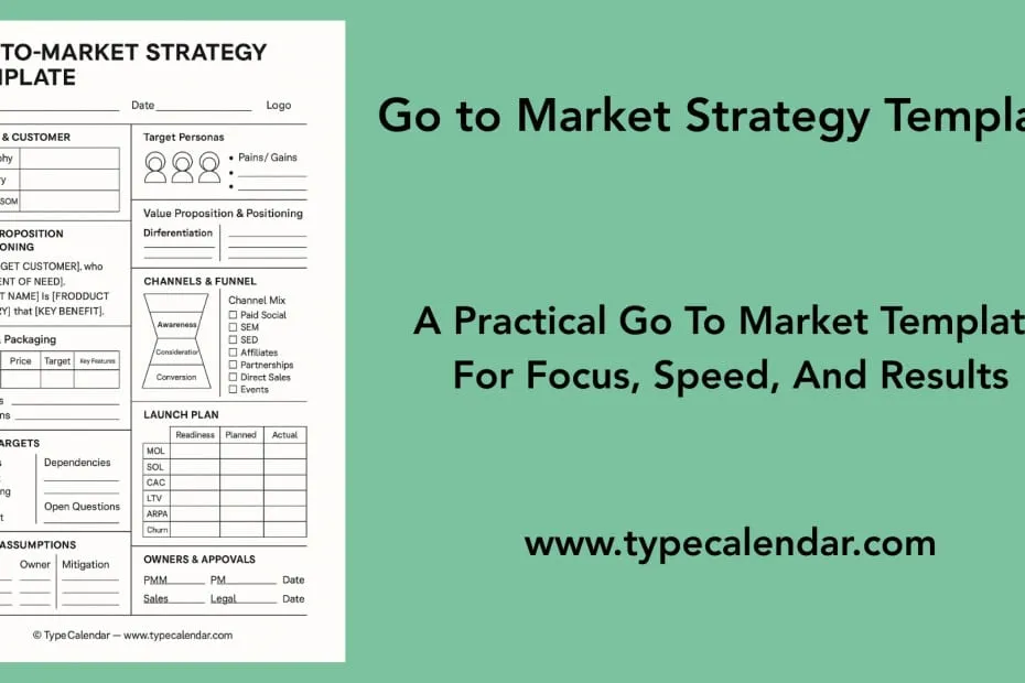 Go to Market Strategy