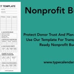 Nonprofit Budget