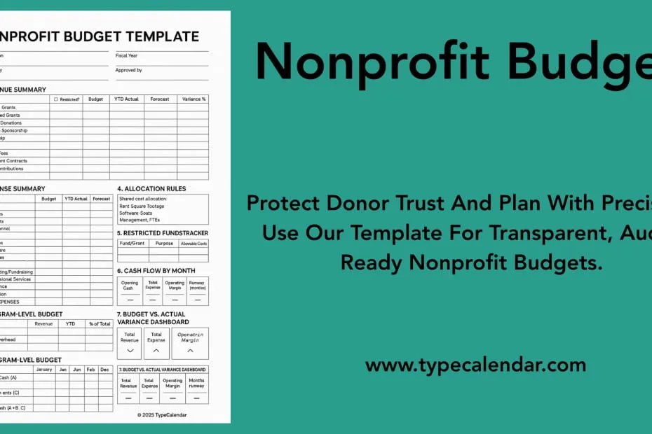 Nonprofit Budget