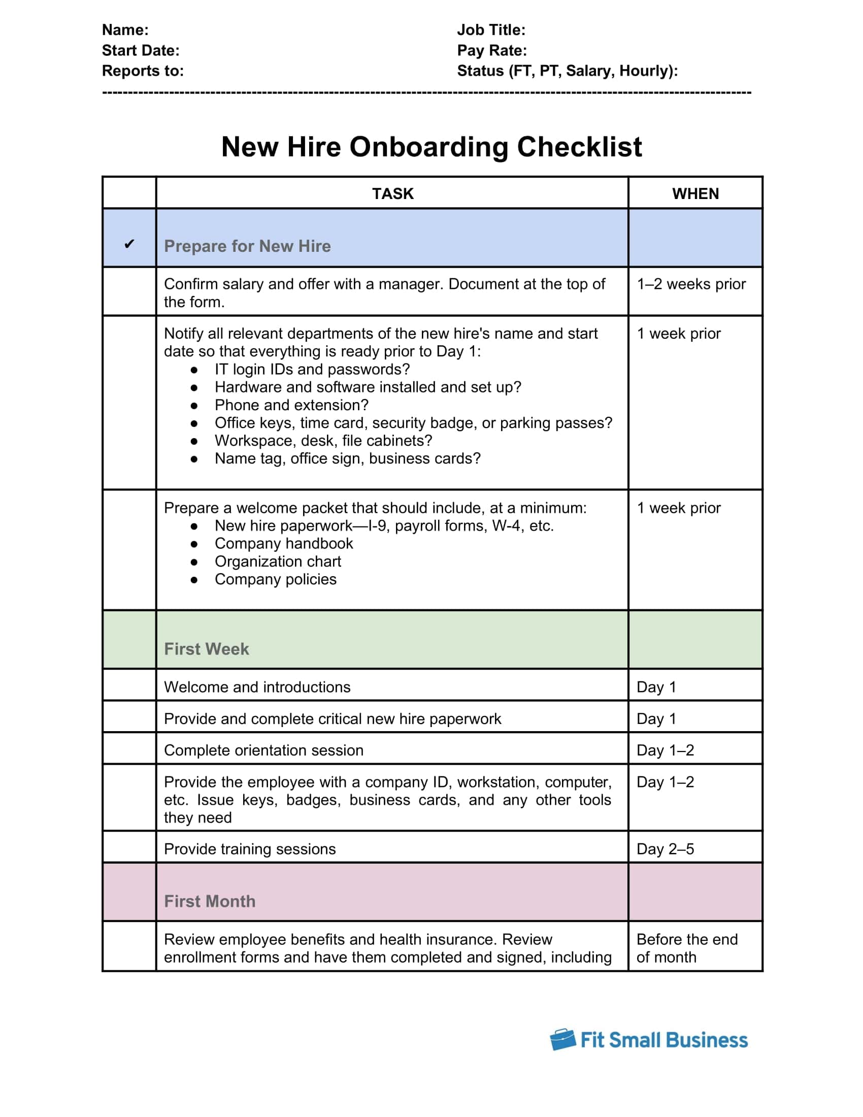 Onboarding Checklist Simple Pdf Onboarding Checklist Simple Pdf