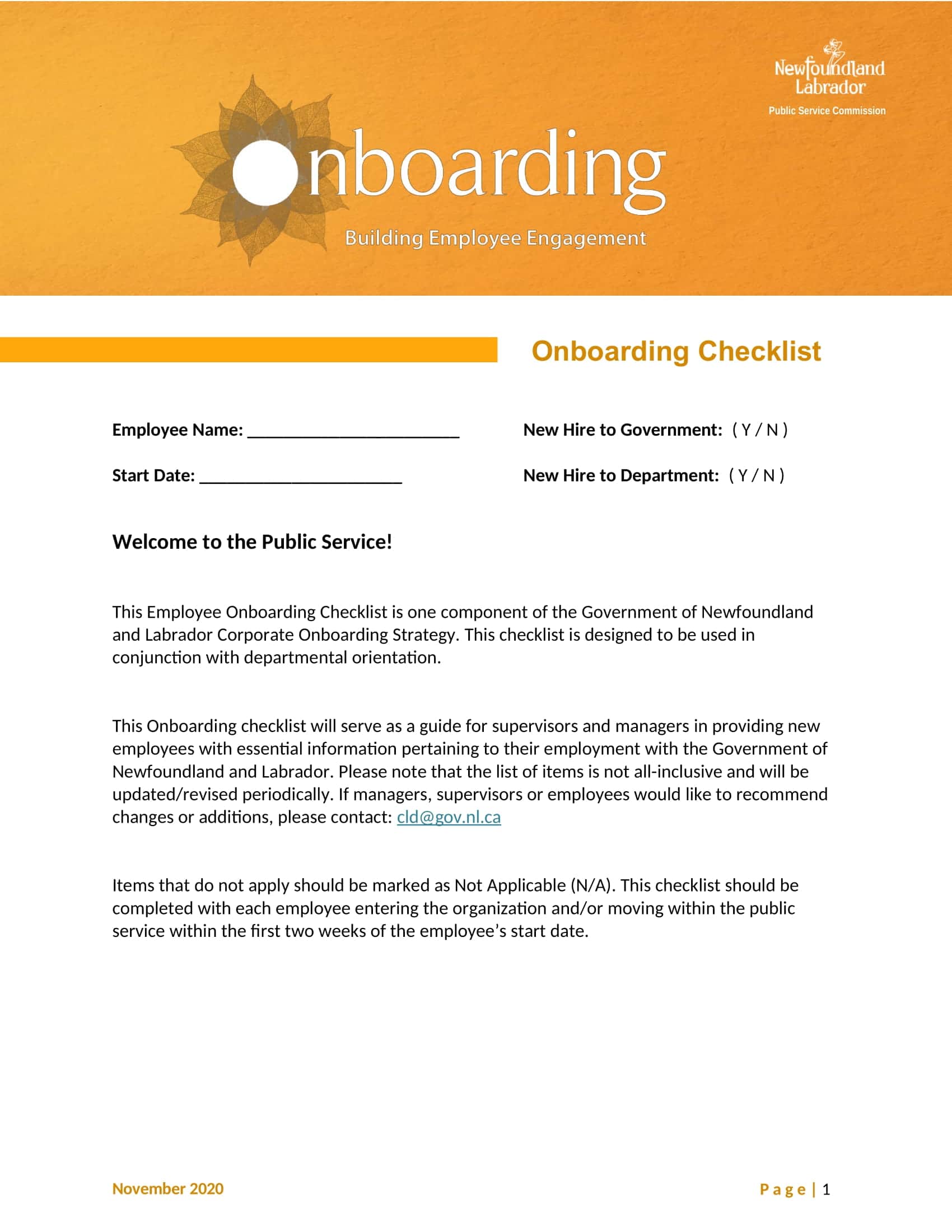 Onboarding Checklist Simple Word Onboarding Checklist Simple Word