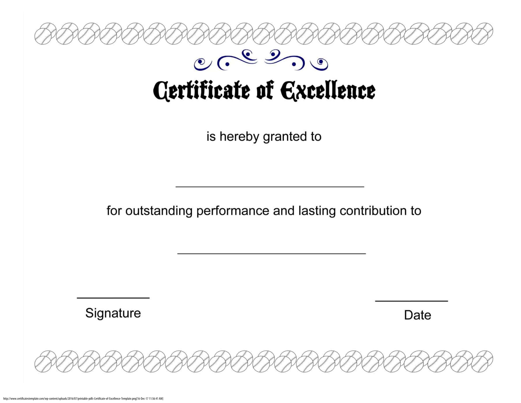 Pdf Certificate Of Excellence Pdf Certificate Of Excellence