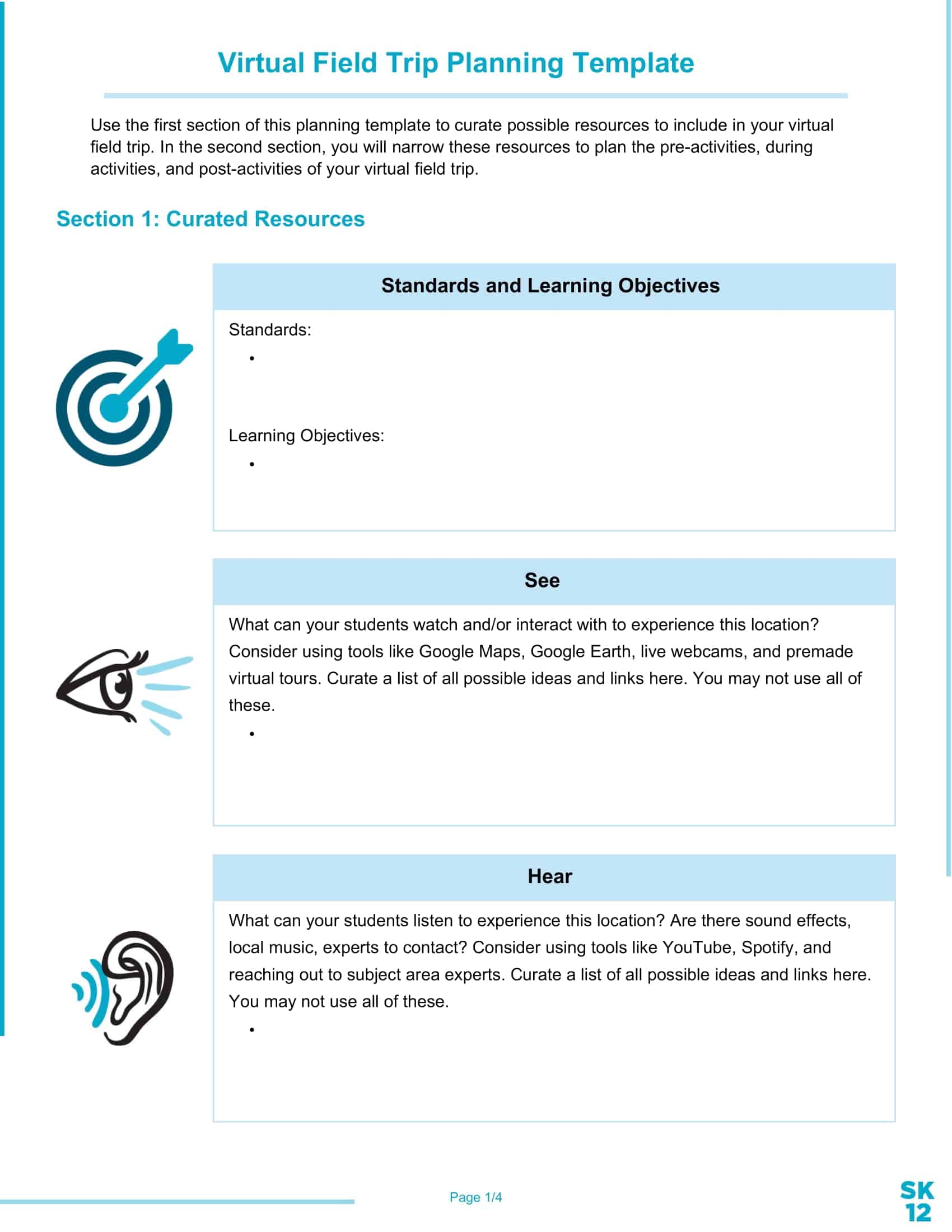 Pdf Template Travel Planner Pdf Template Travel Planner