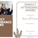 Free Printable Perfect Attendance Award Templates 2 Perfect Attendance Award