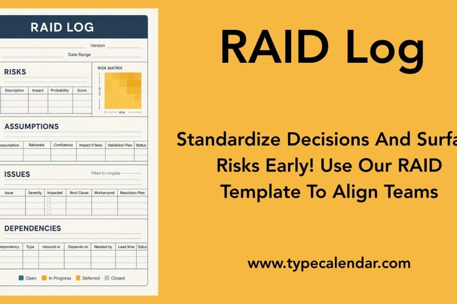 RAID Log