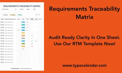 46 Free Printable Requirements Traceability Matrix Templates