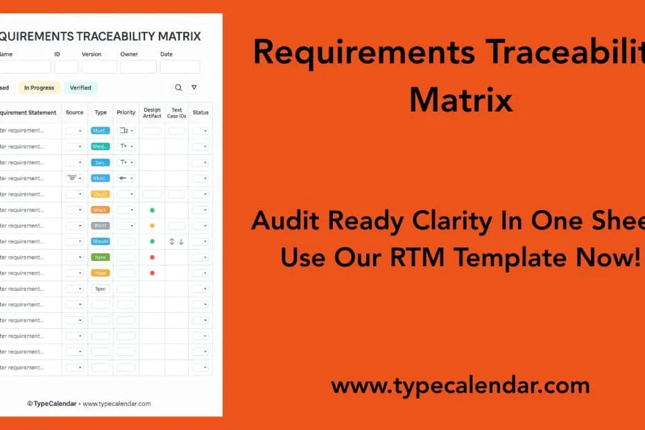 Requirements Traceability Matrix