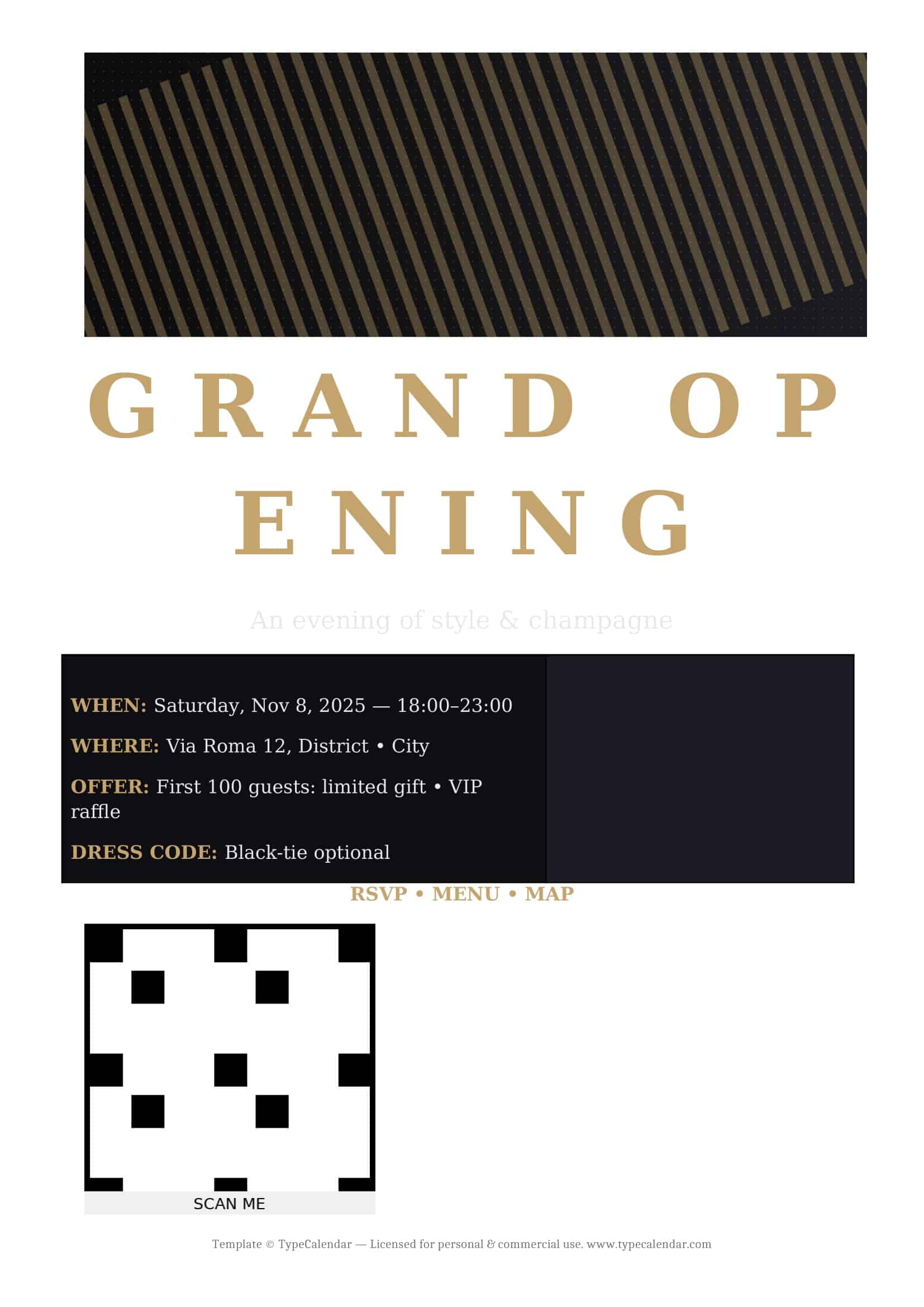 Template Grand Opening Flyer Template Grand Opening Flyer